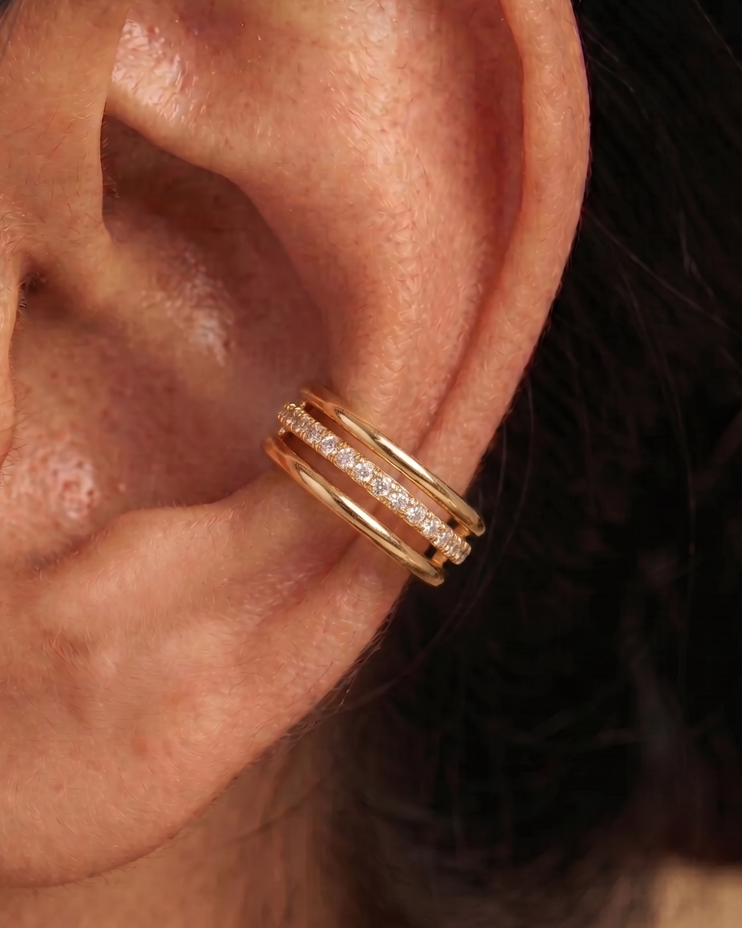 Luna Duo Ear Cuff