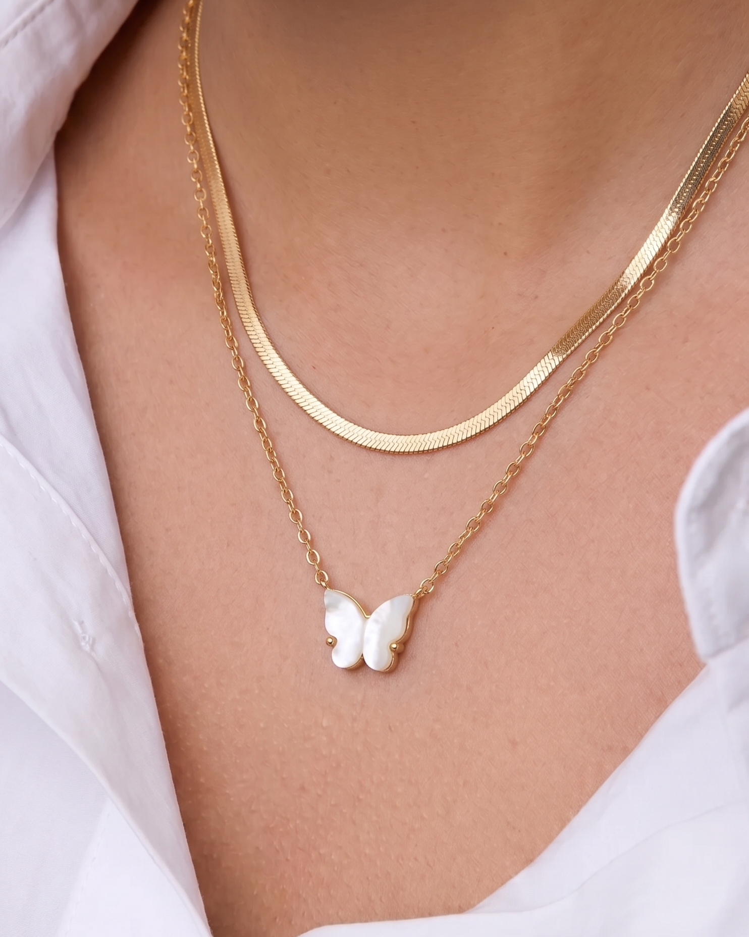 Aurelia Butterfly Necklace