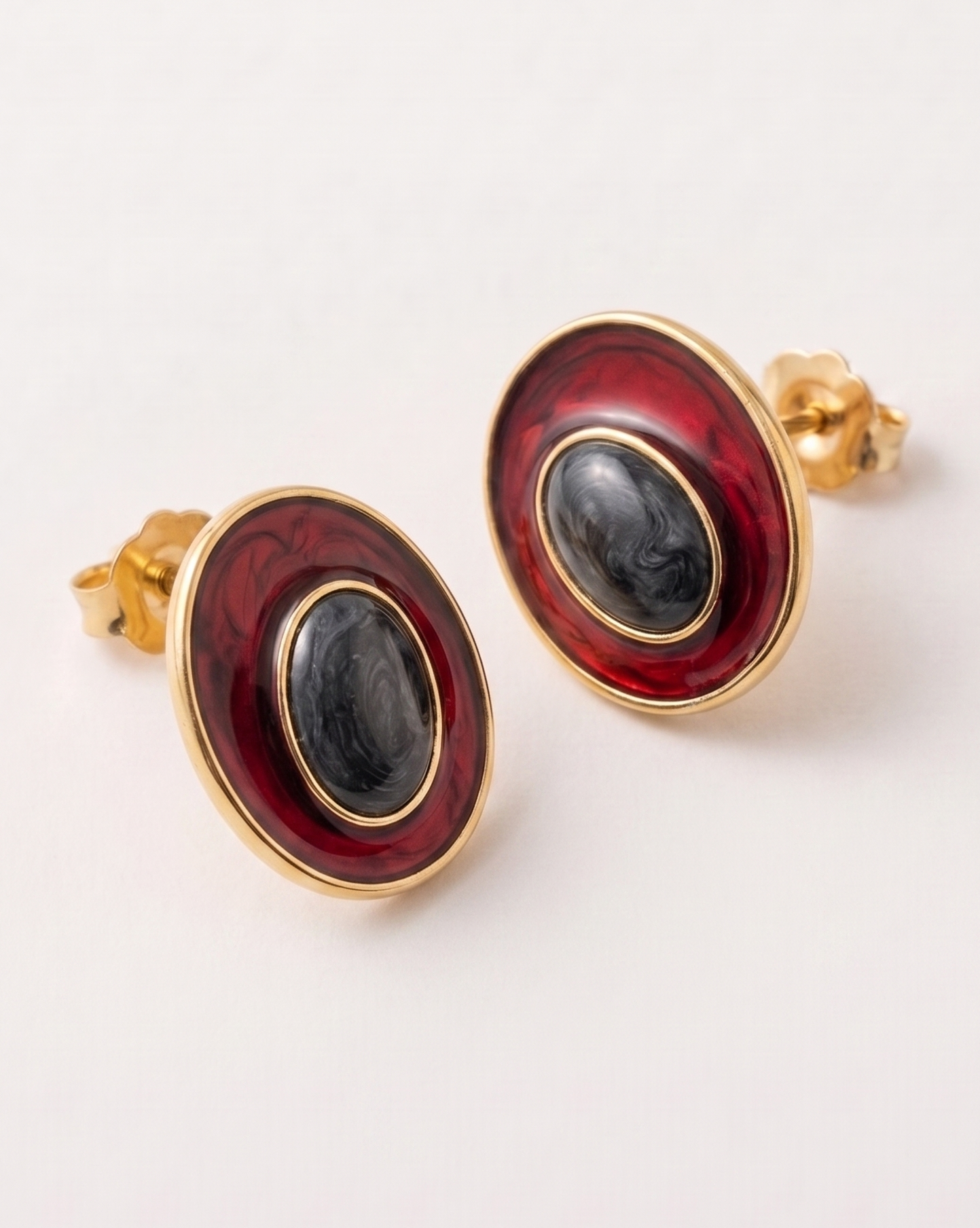 Crimson Noir Earrings