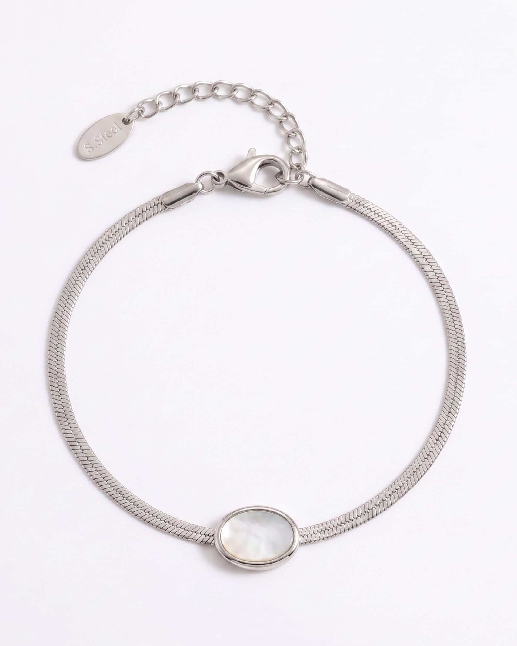 Fluid Oval Bracelet