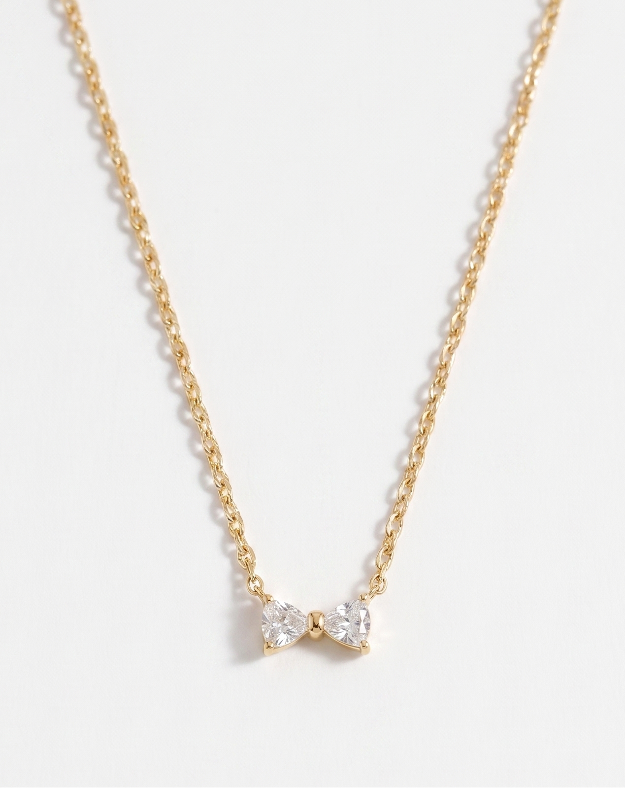 Bow Crystal Necklace
