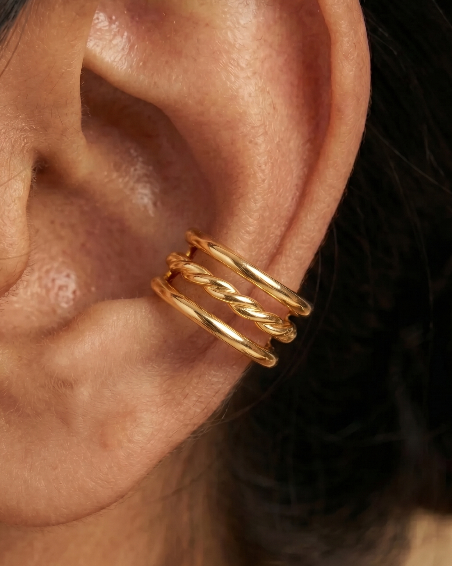Aveline Wave Ear Cuff