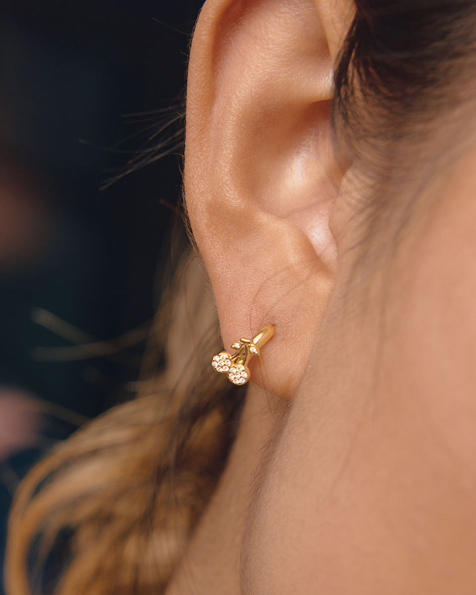 Rouge Cherry Hoops