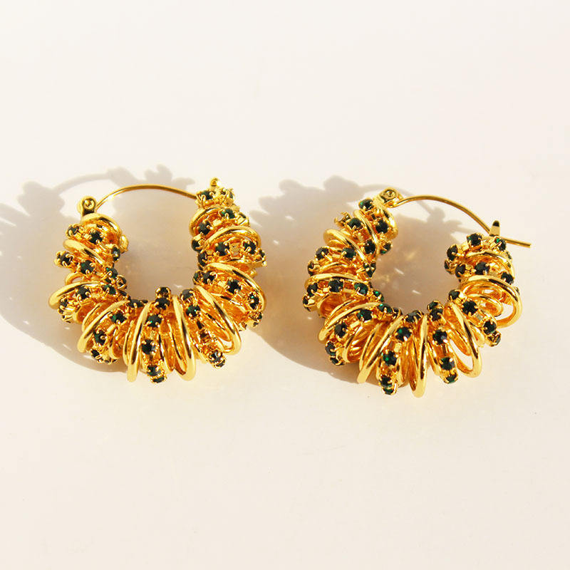 The Raya Twist Hoop Earrings