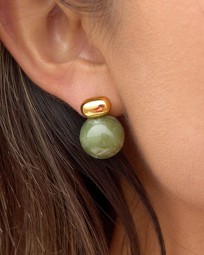 Olive Muse Earrings