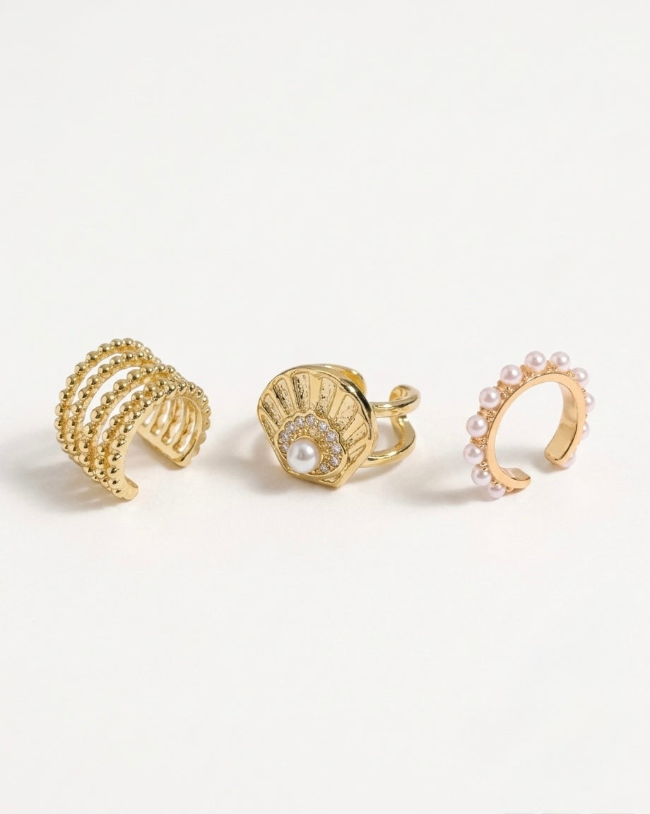 The Shell & Pearl Ear Stack