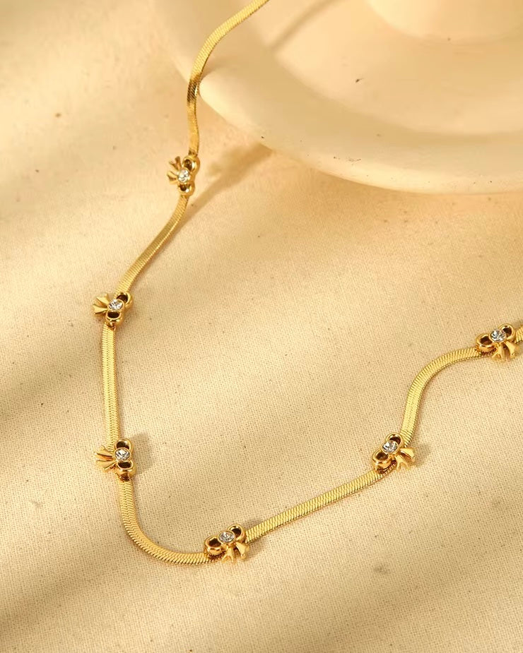 Coquette Bow Necklace