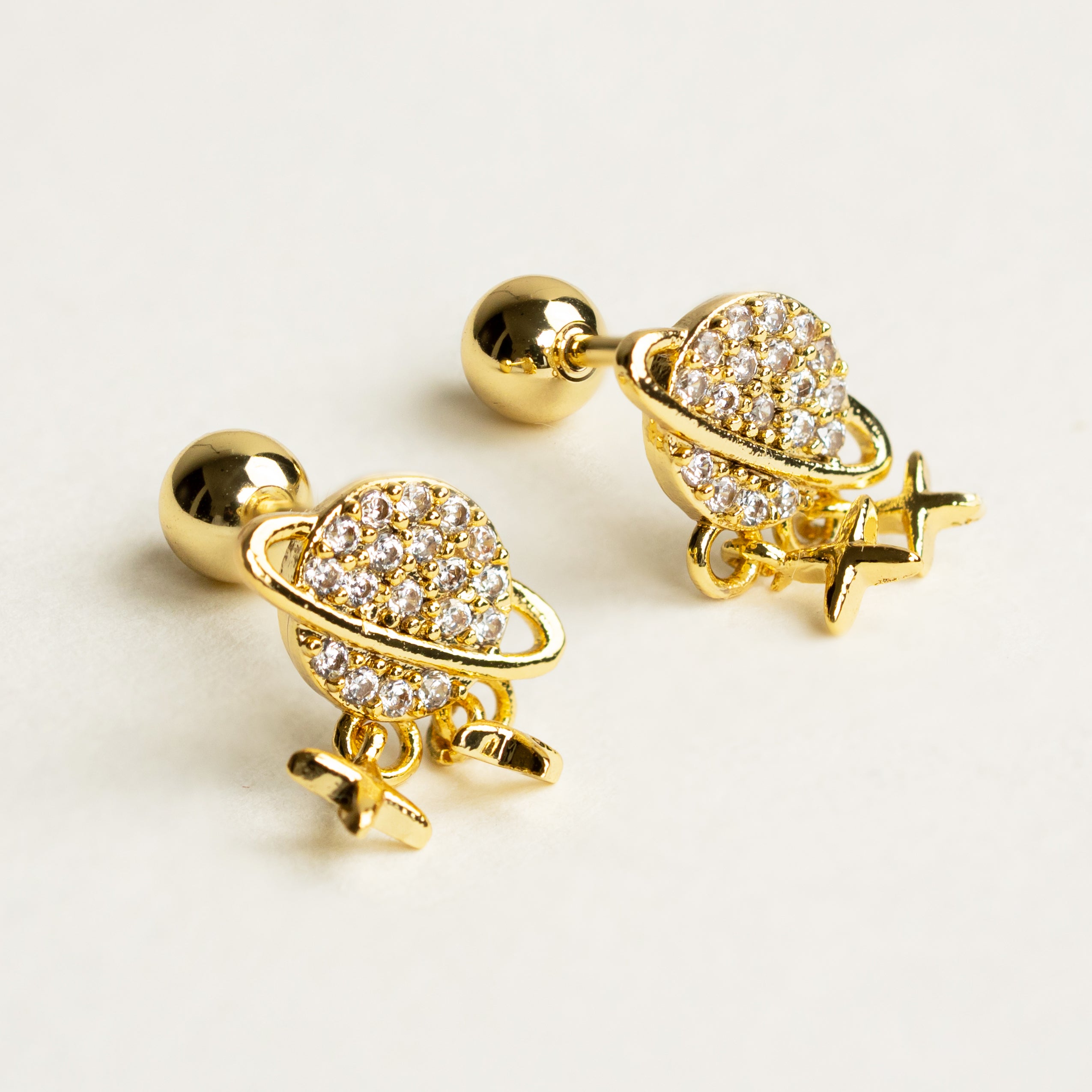 Saturn Stud Earrings
