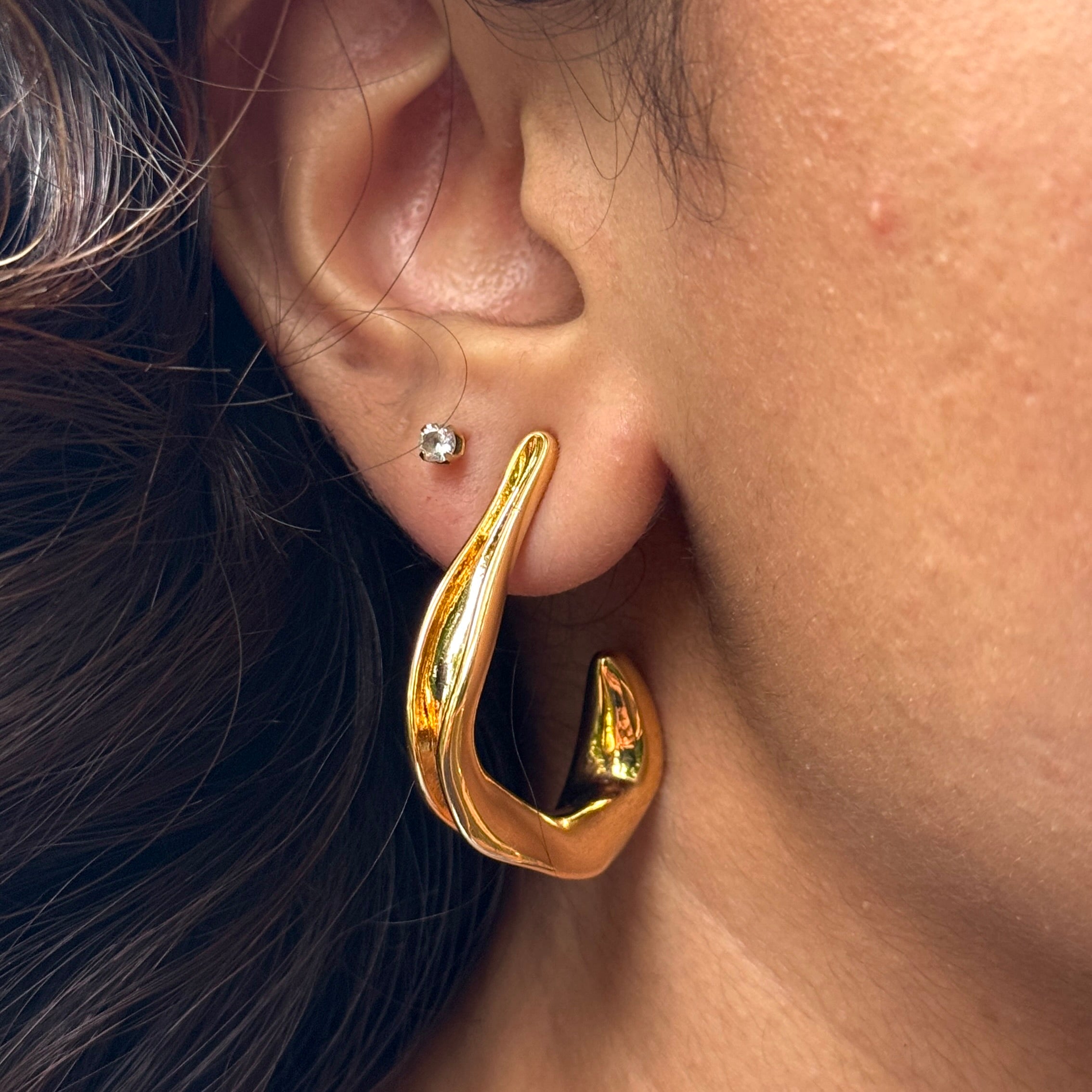 Molten Curve Hoops