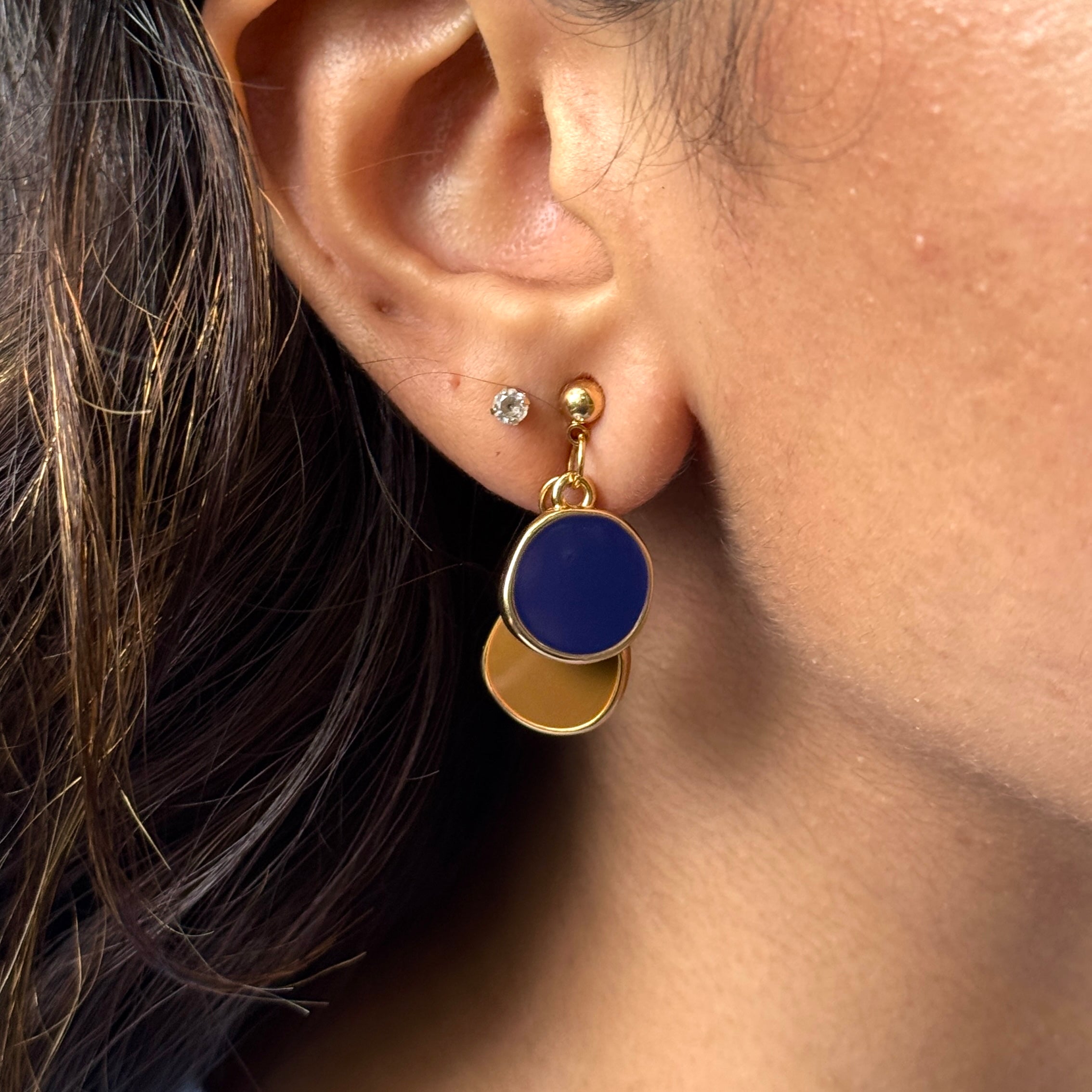 Echo Enamel Earrings