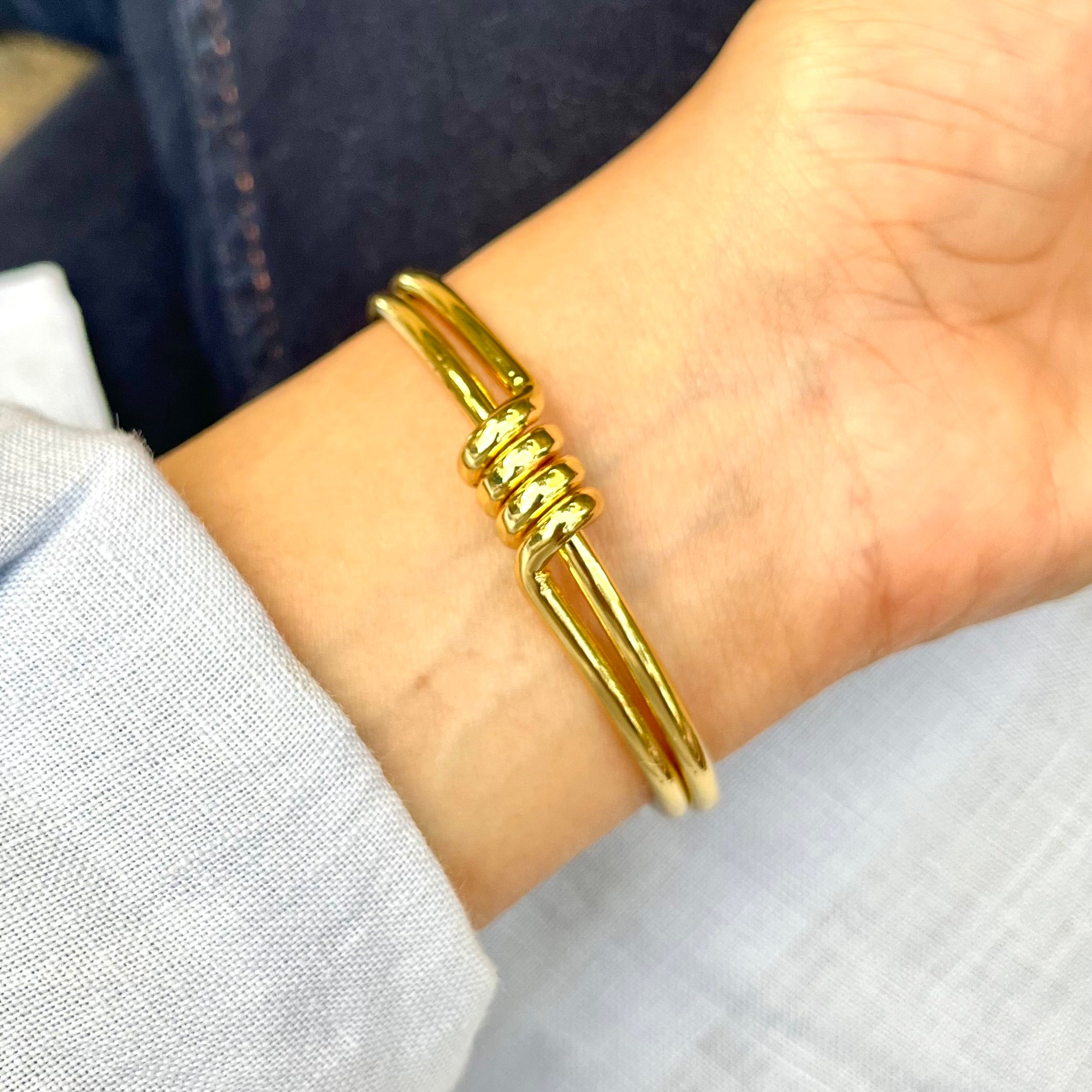 Aurelian Knot Cuff Bangle