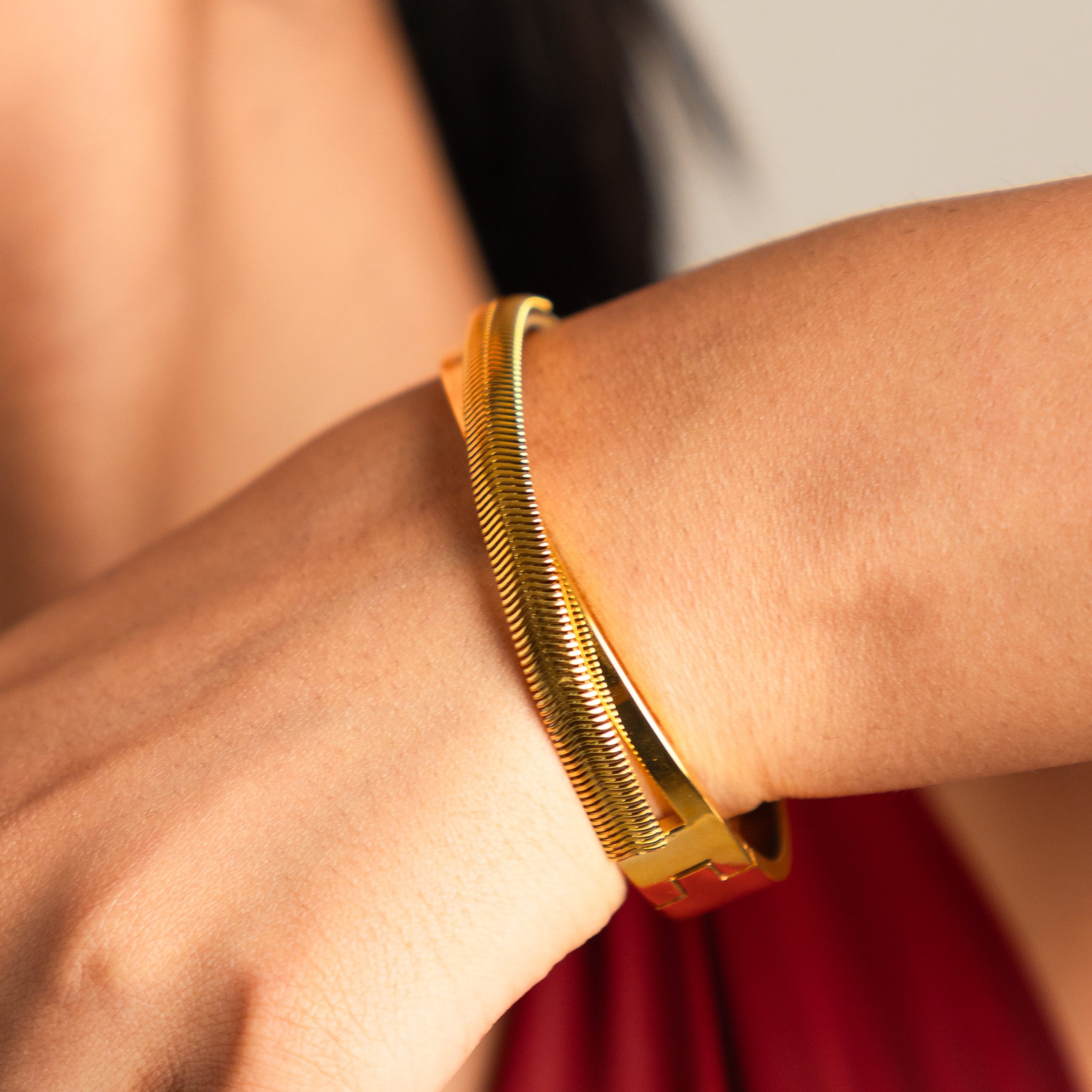 Dual Twister Bangle