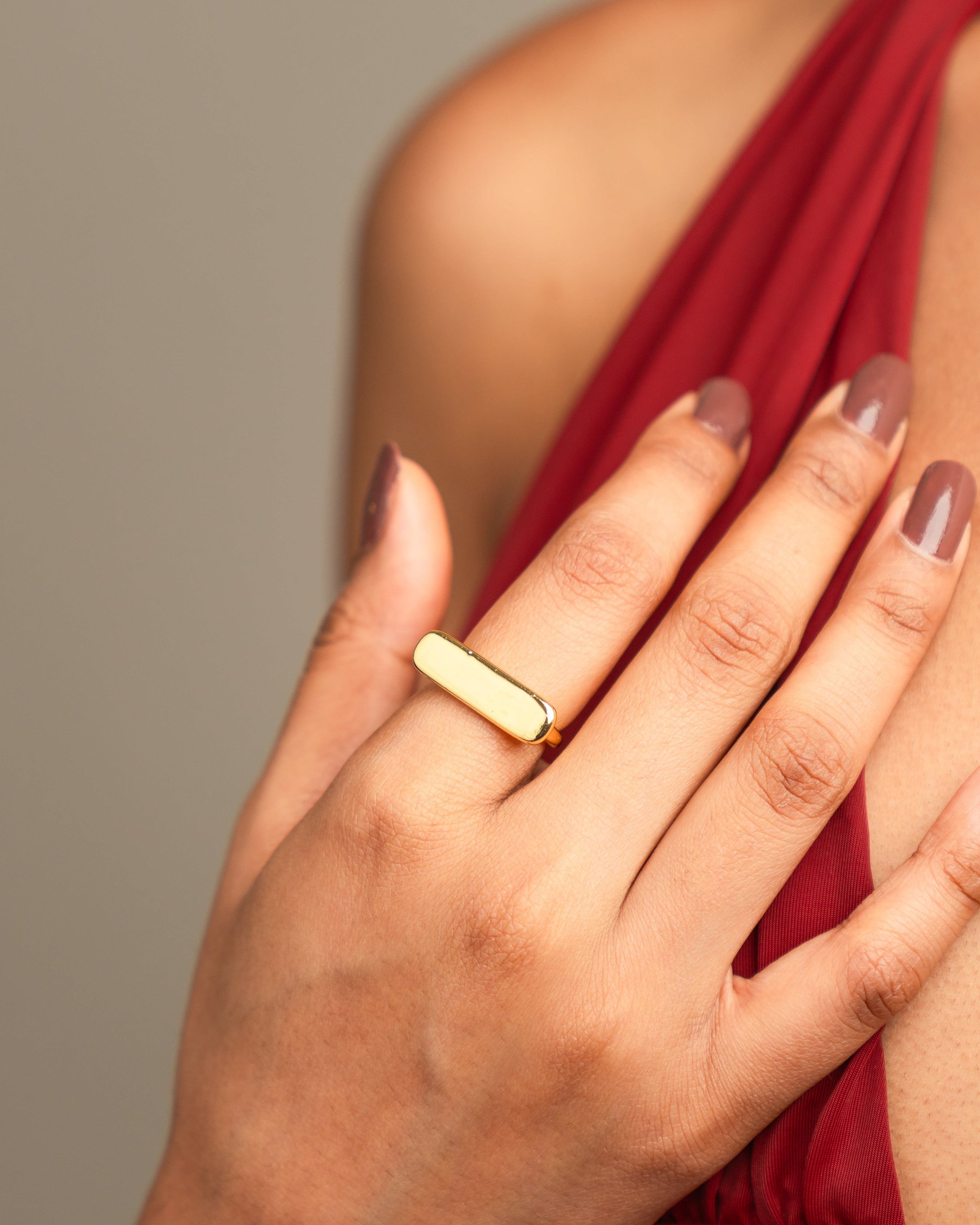 Signet Stacking Ring