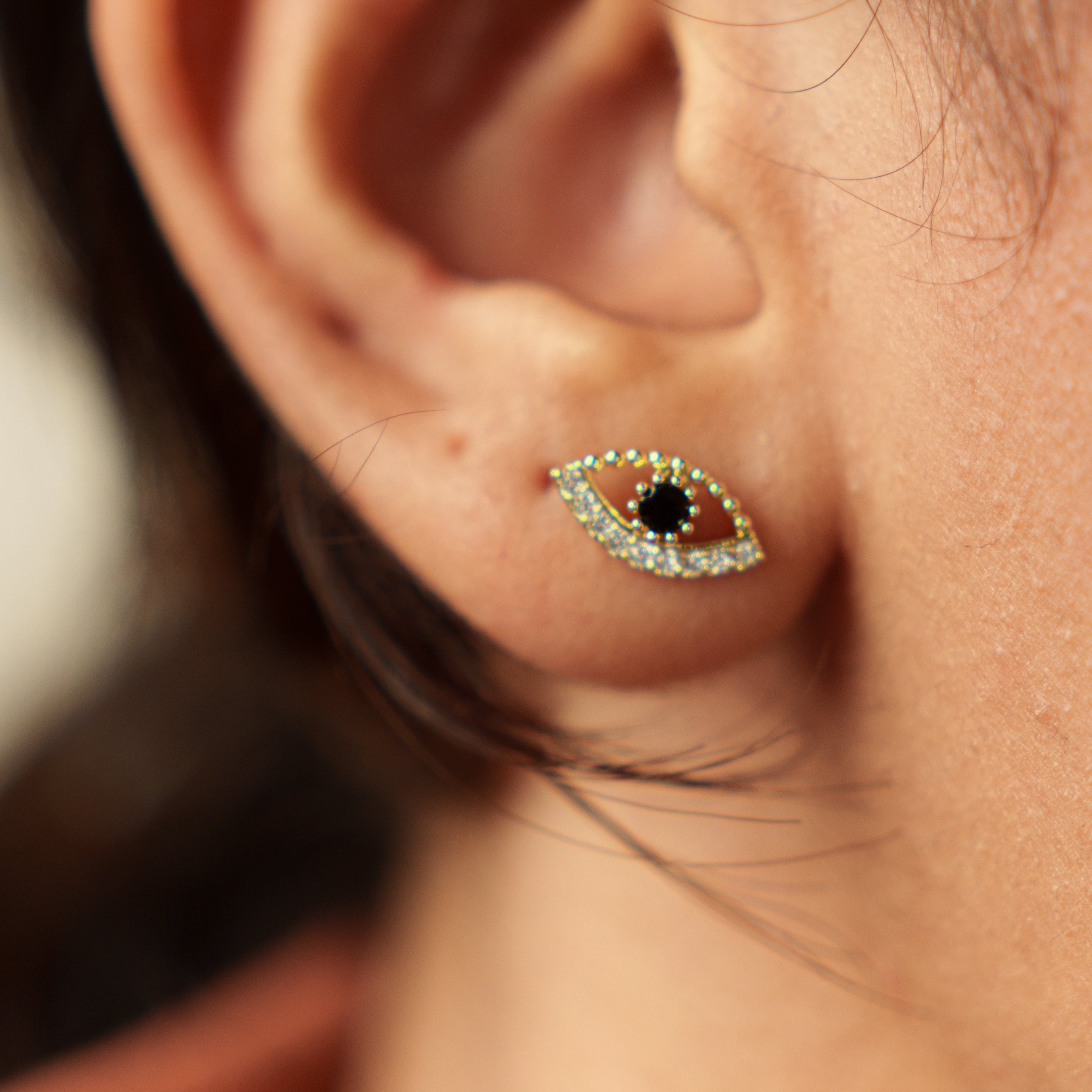 Evil Eye Stud Earrings