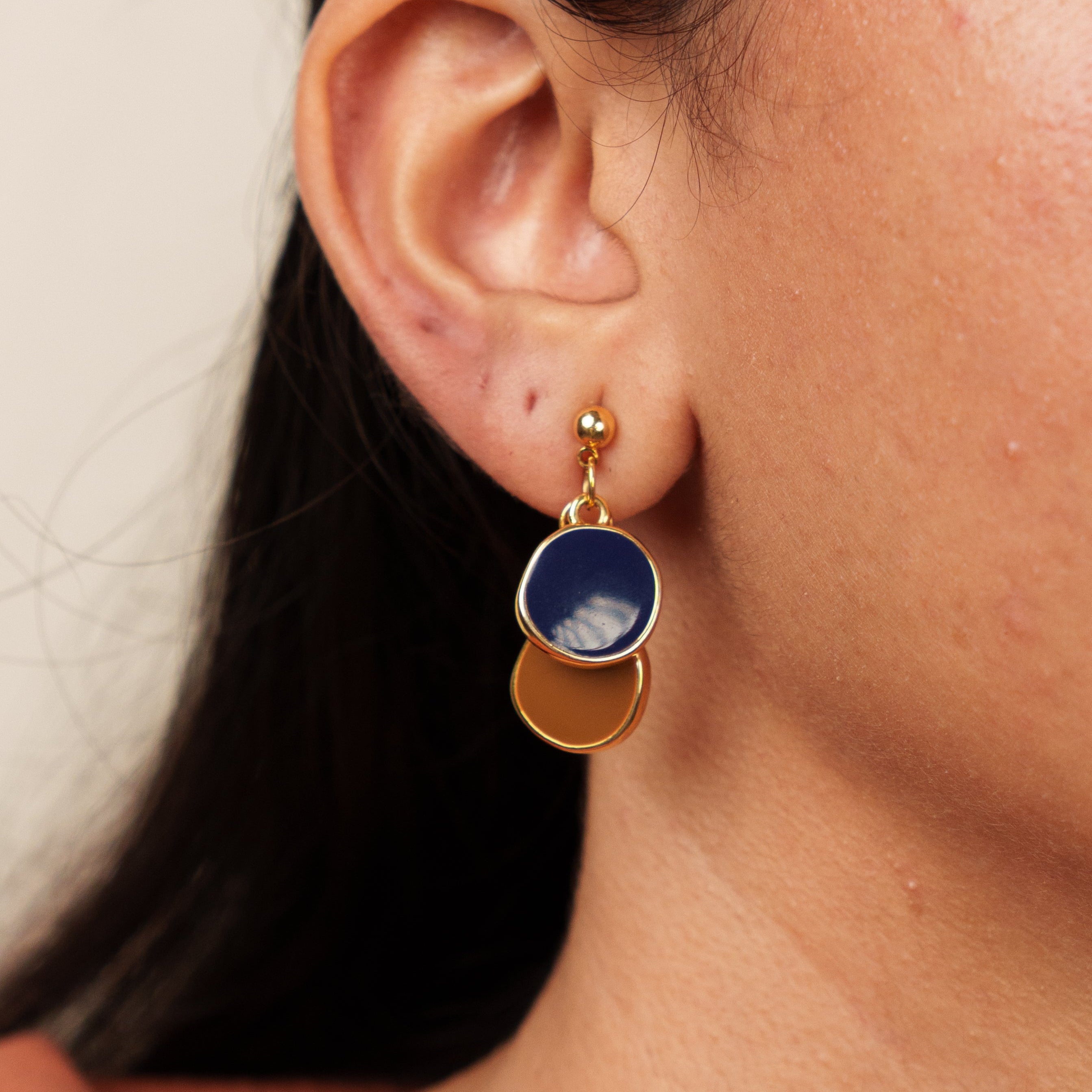 Echo Enamel Earrings