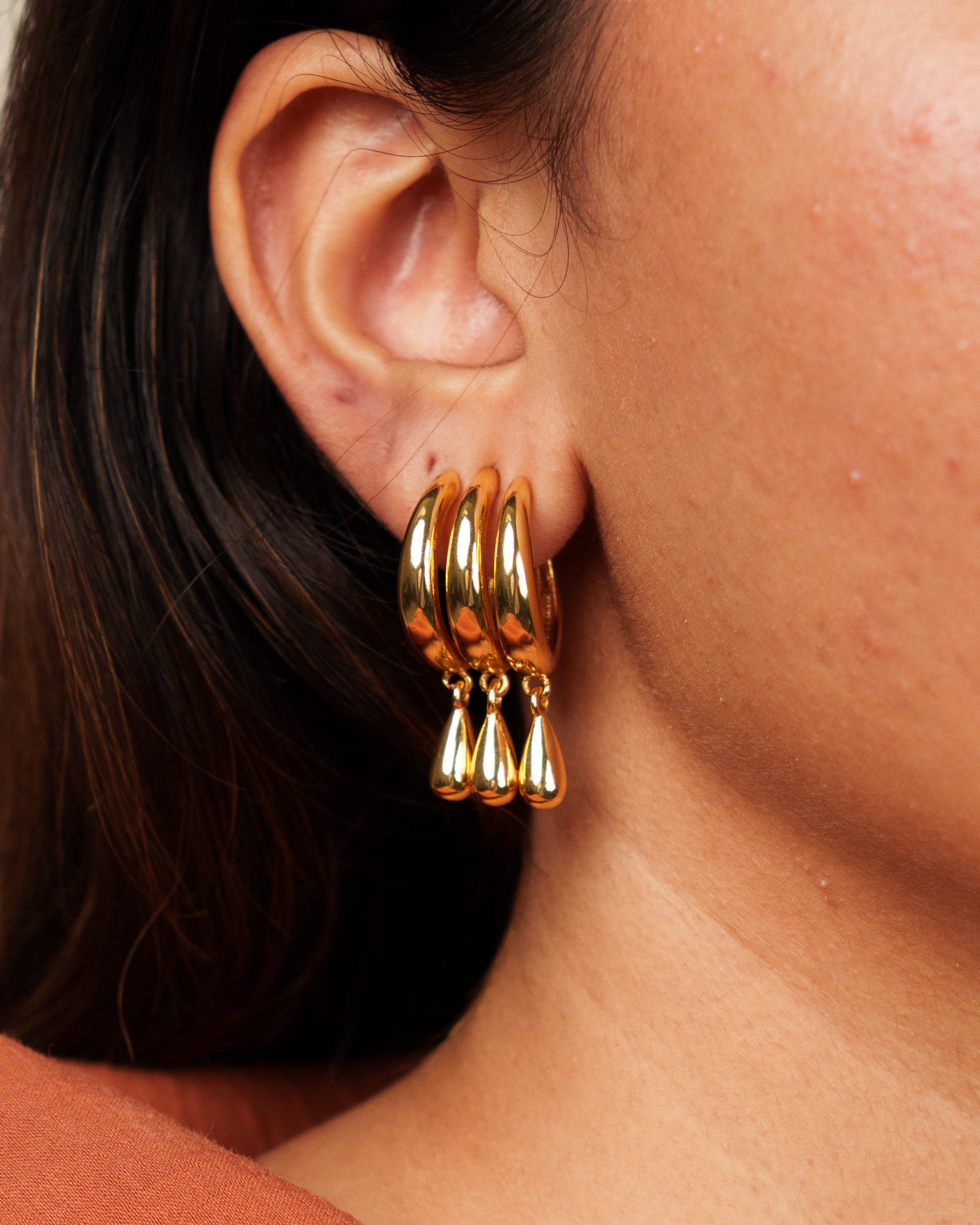 Orbit Cuff Drop Earrings