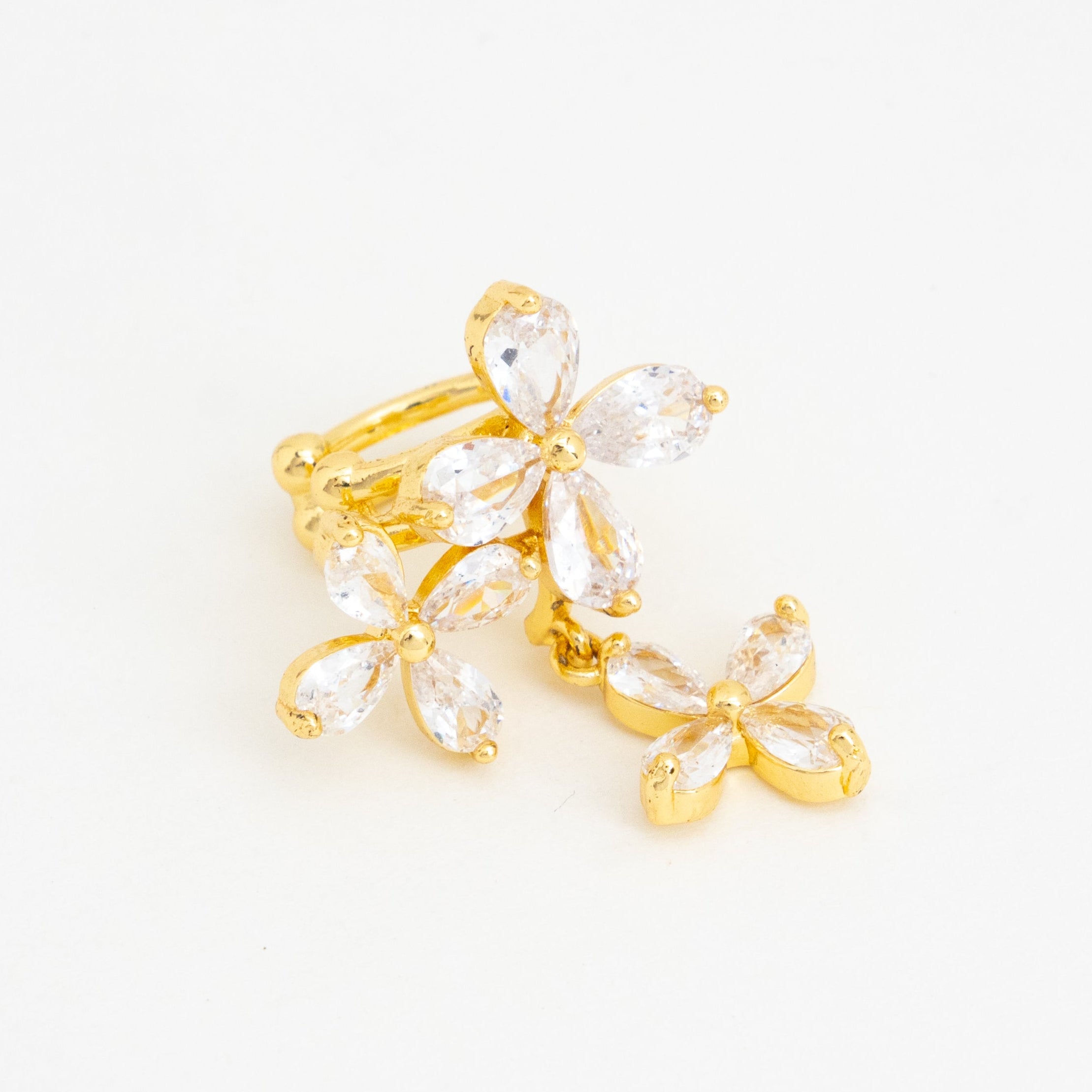Floral Statement Ear Cuff