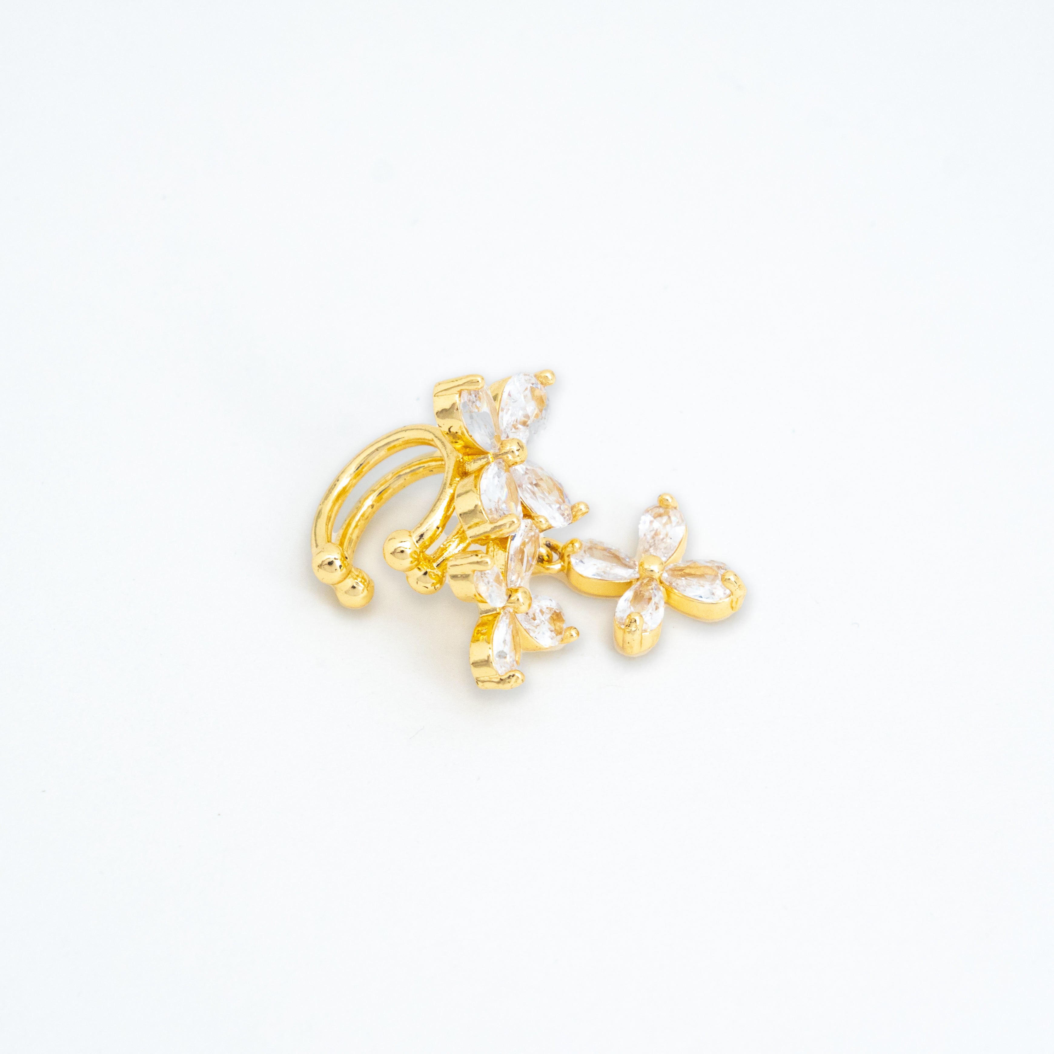 Floral Statement Ear Cuff