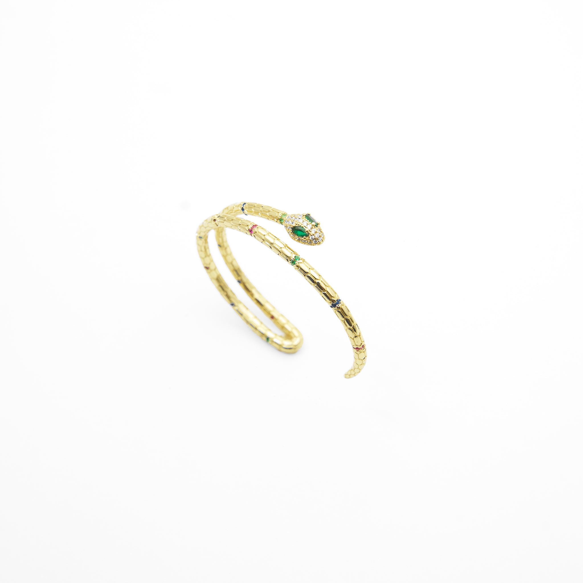 Twined Snake Dual Bangle
