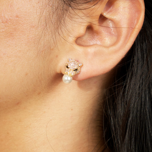 Cheetah Glamour Studs