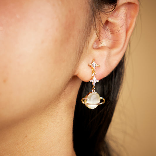 Saturn Drop Earrings