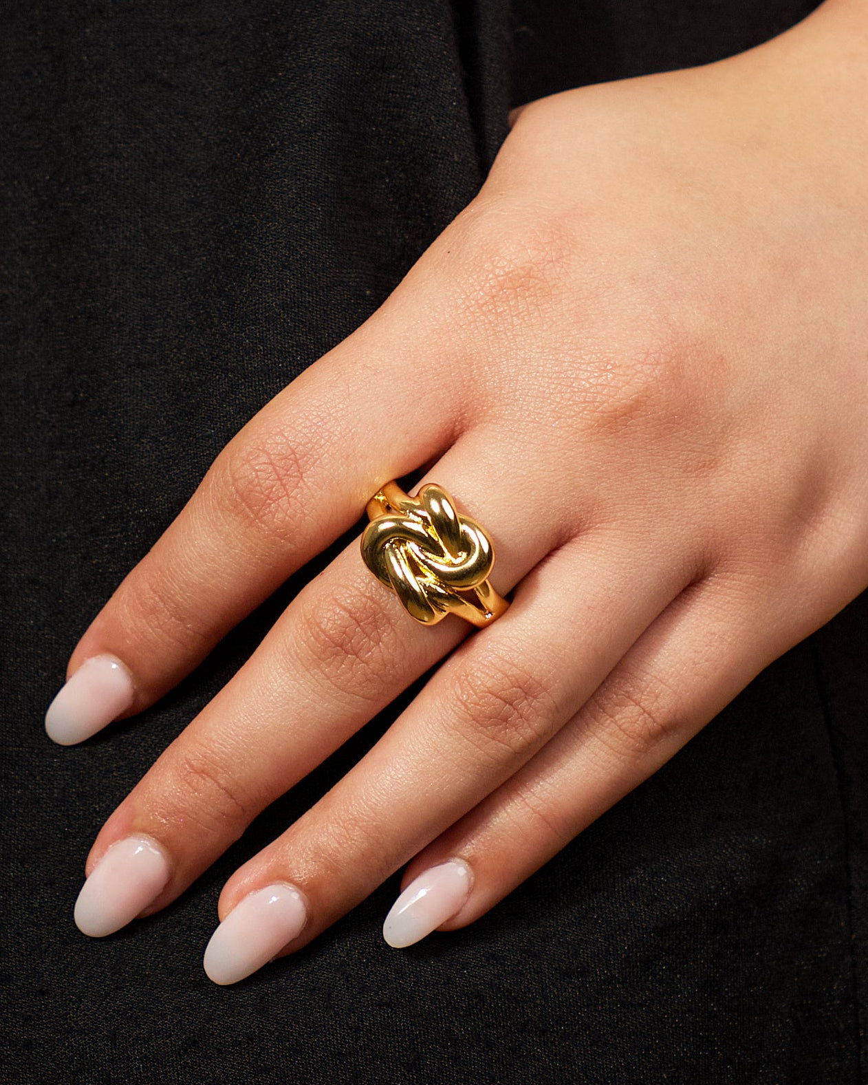 Bold Knotted Ring