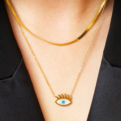 The Evil Eye Layered Necklace