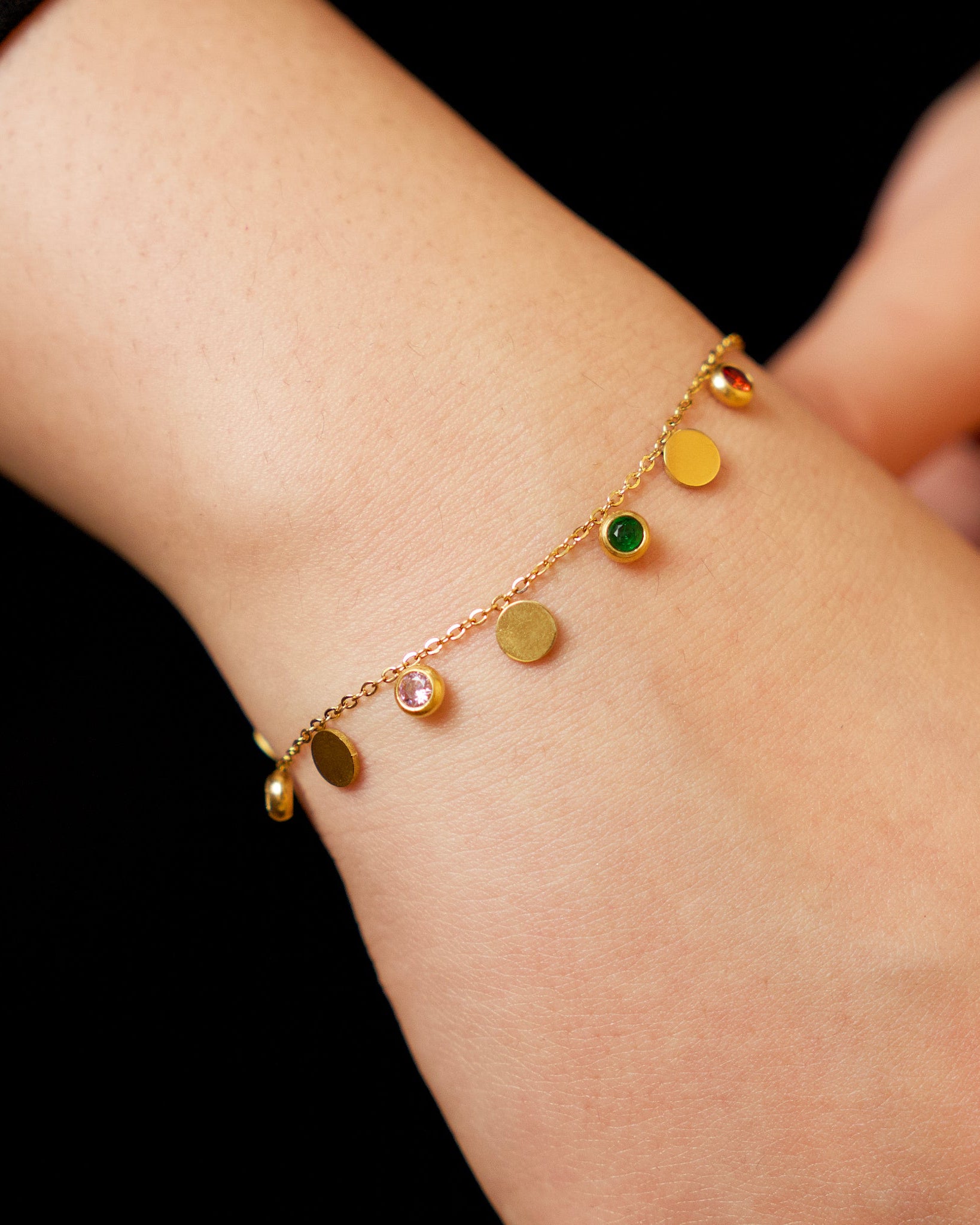 Multicolored Stone Bracelet