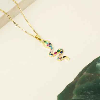 The Rainbow Serpent Necklace