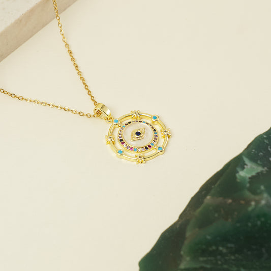 The White Evil Eye Necklace