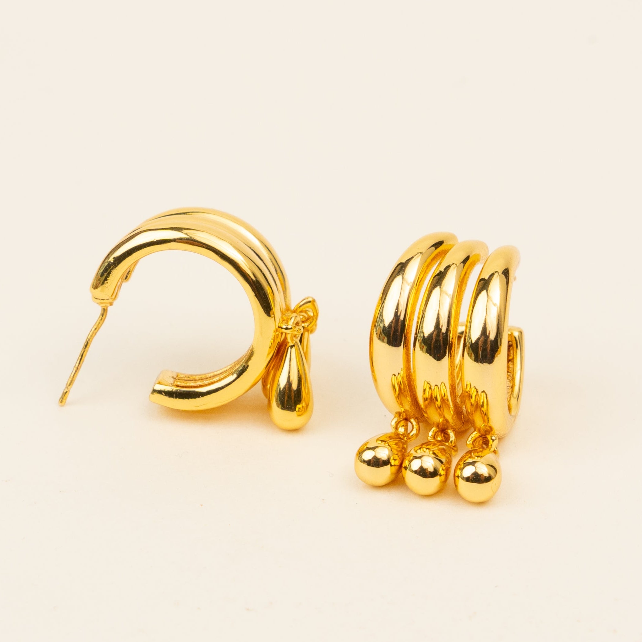 Orbit Cuff Drop Earrings