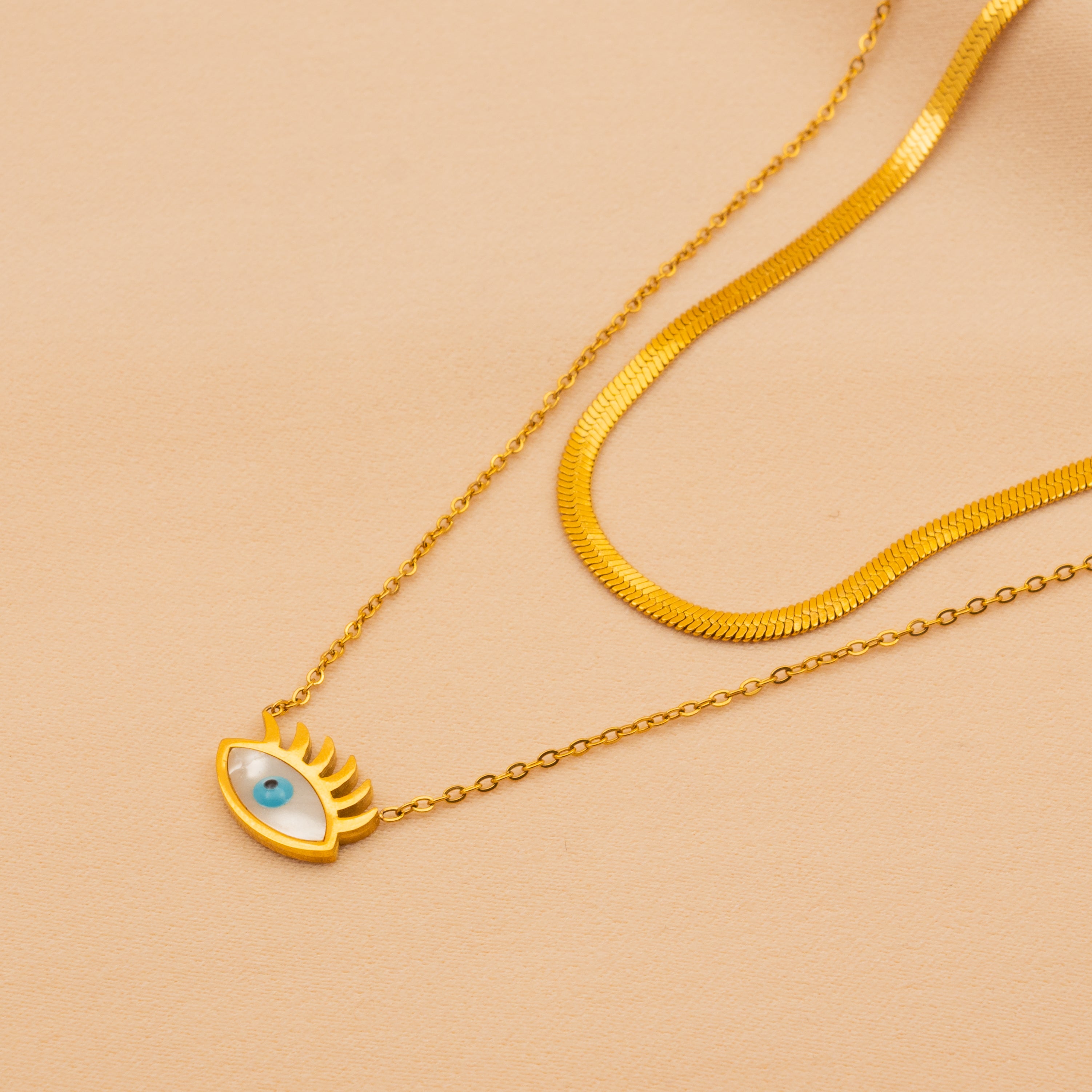 The Evil Eye Layered Necklace