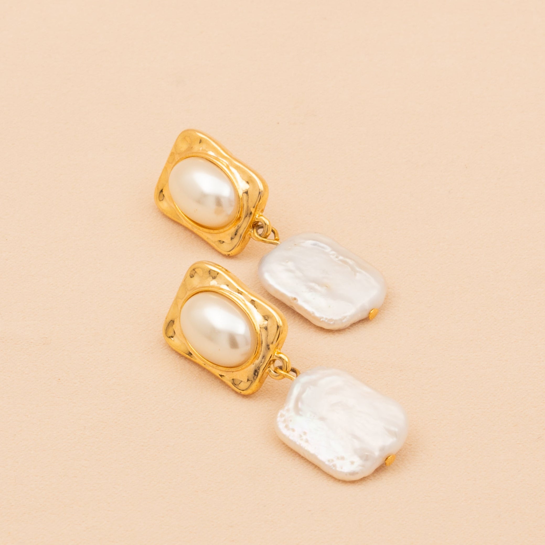 Baroque Pearl Drop Earrings