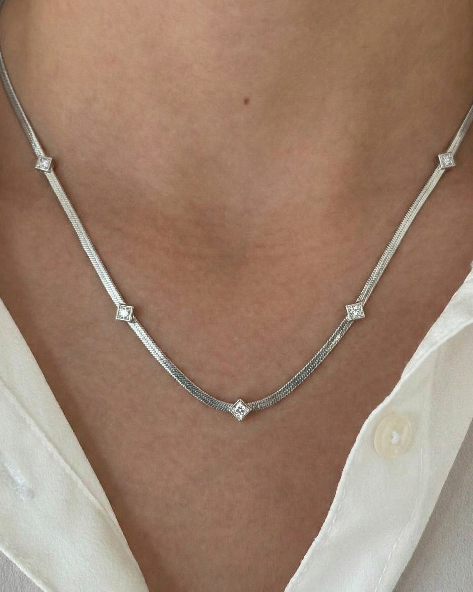 Stella Station Necklace