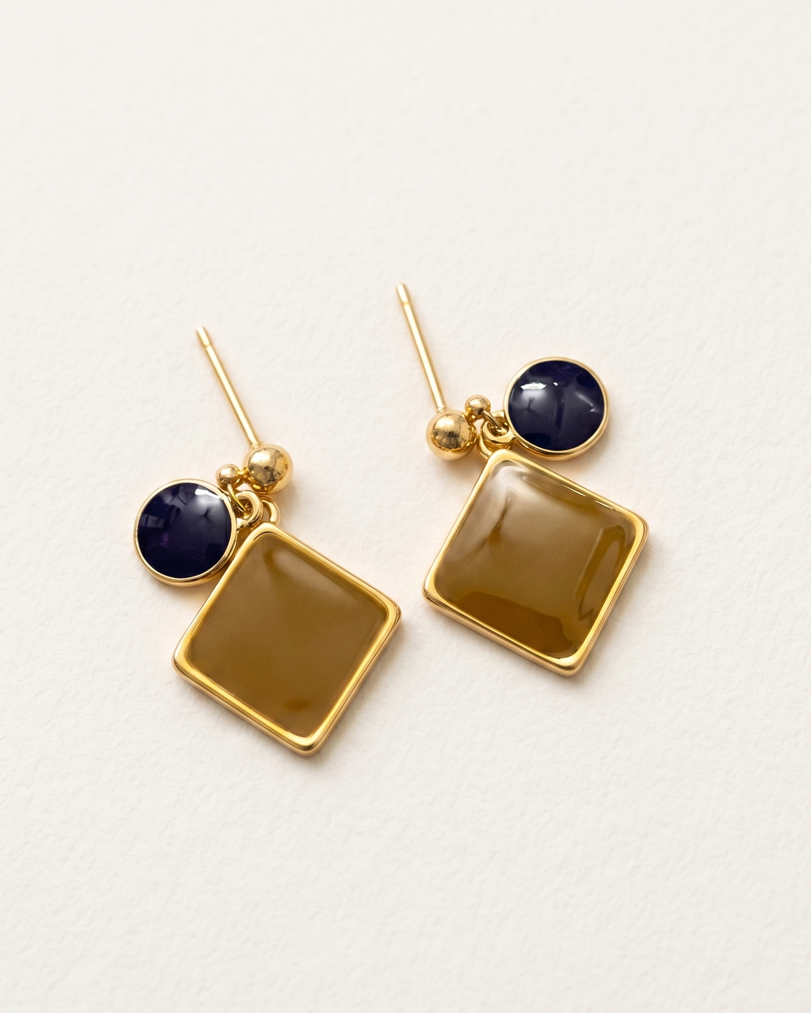 Muse Geo Drop Earrings