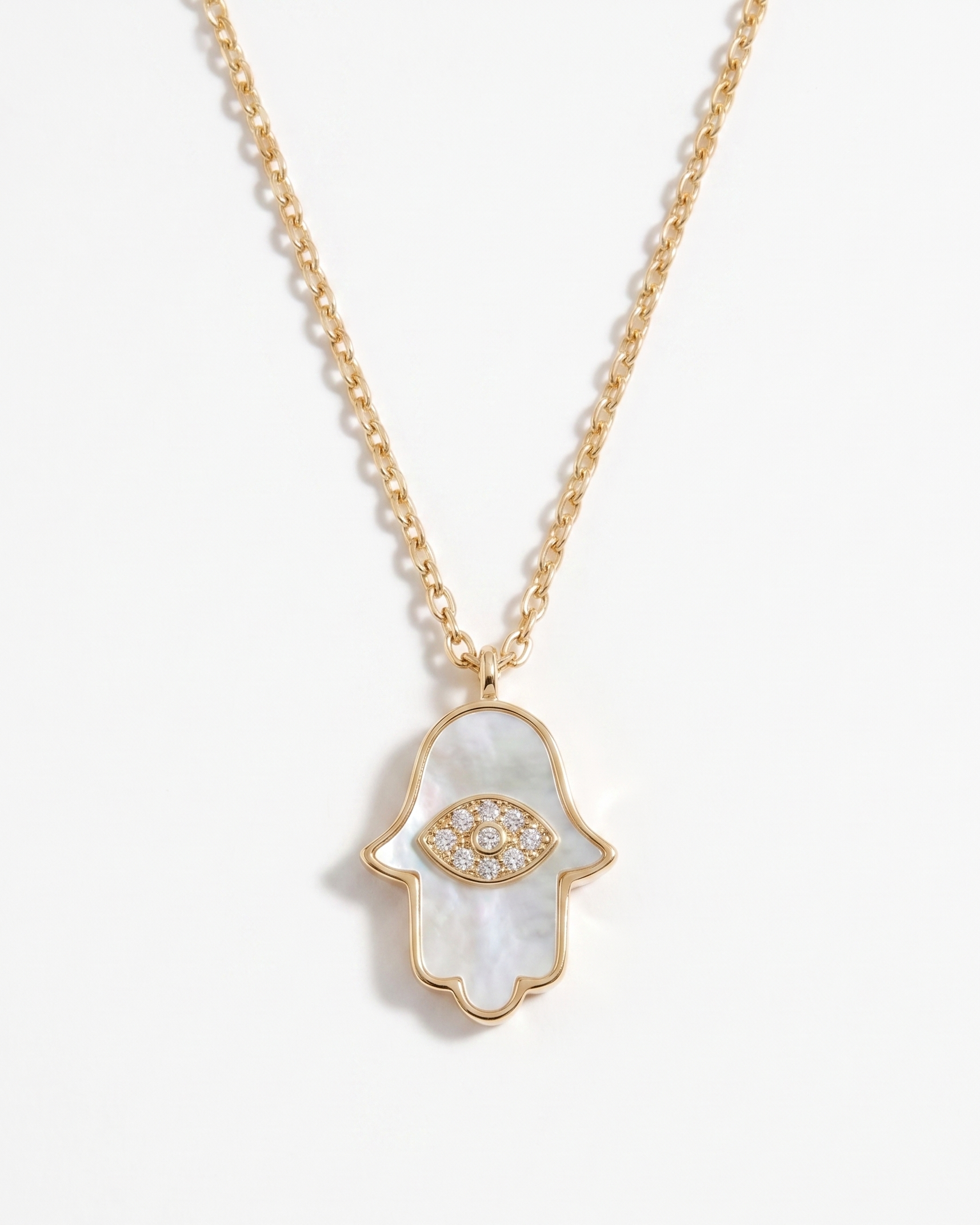 Hamsa Glow Necklace