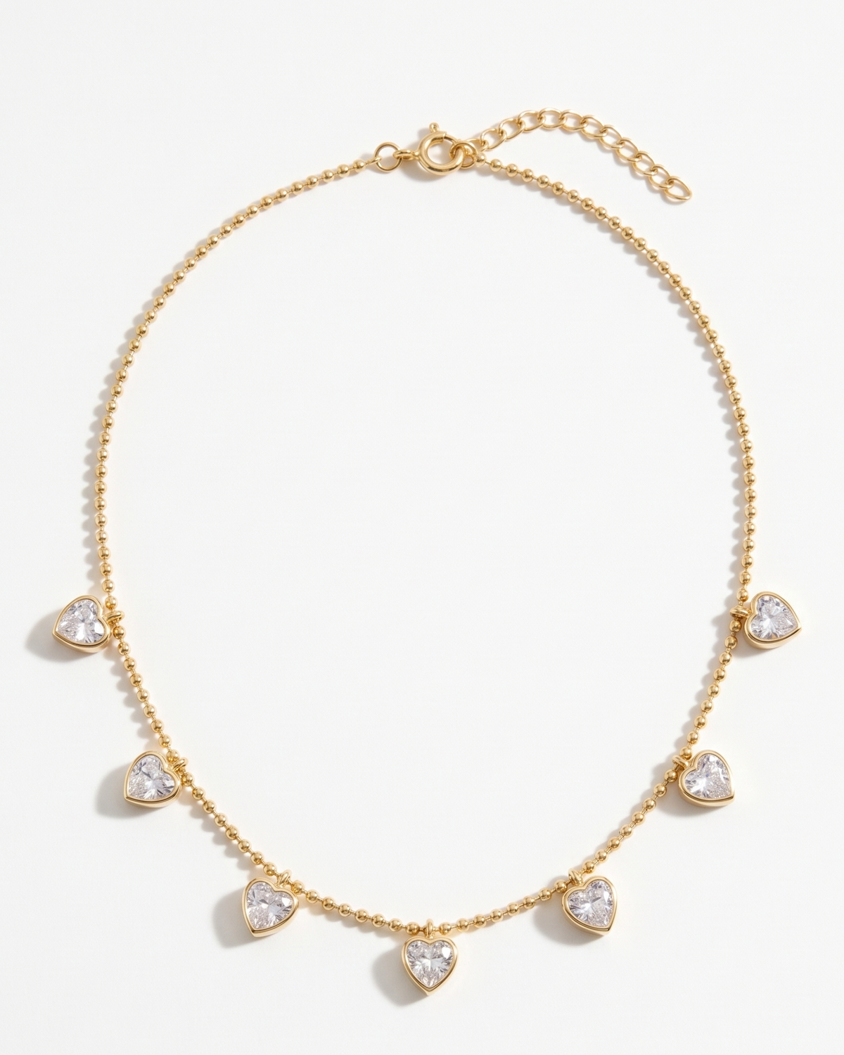 Amour Heart Charm Necklace