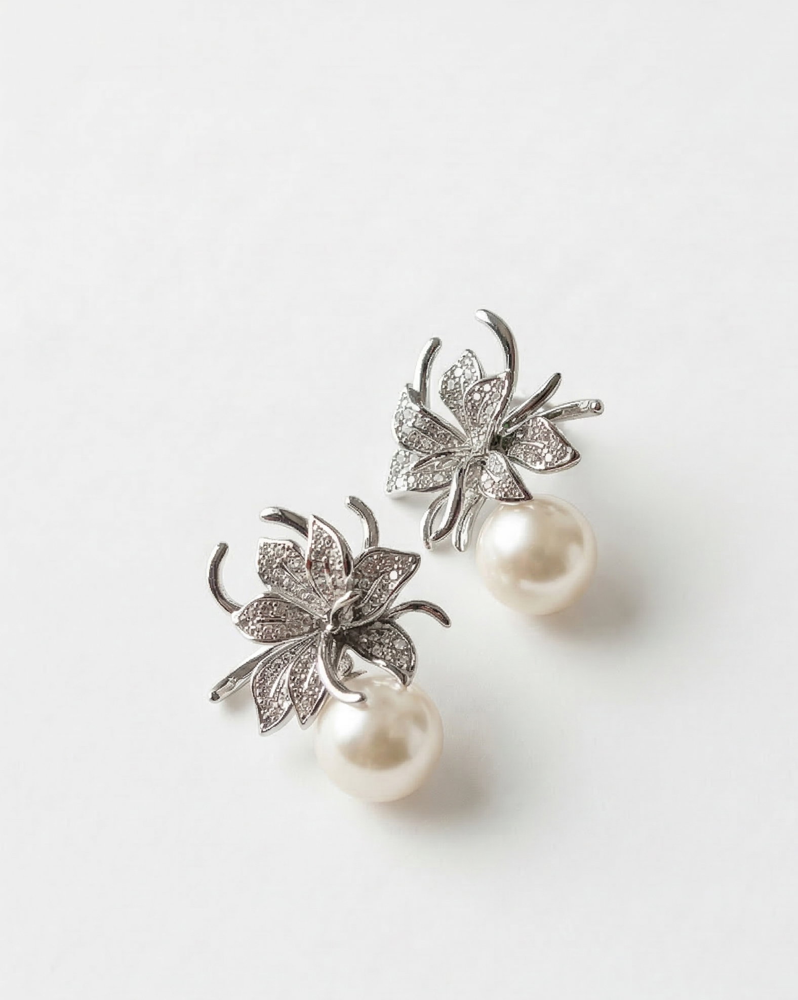 Blossom Pearl Drop Earrings
