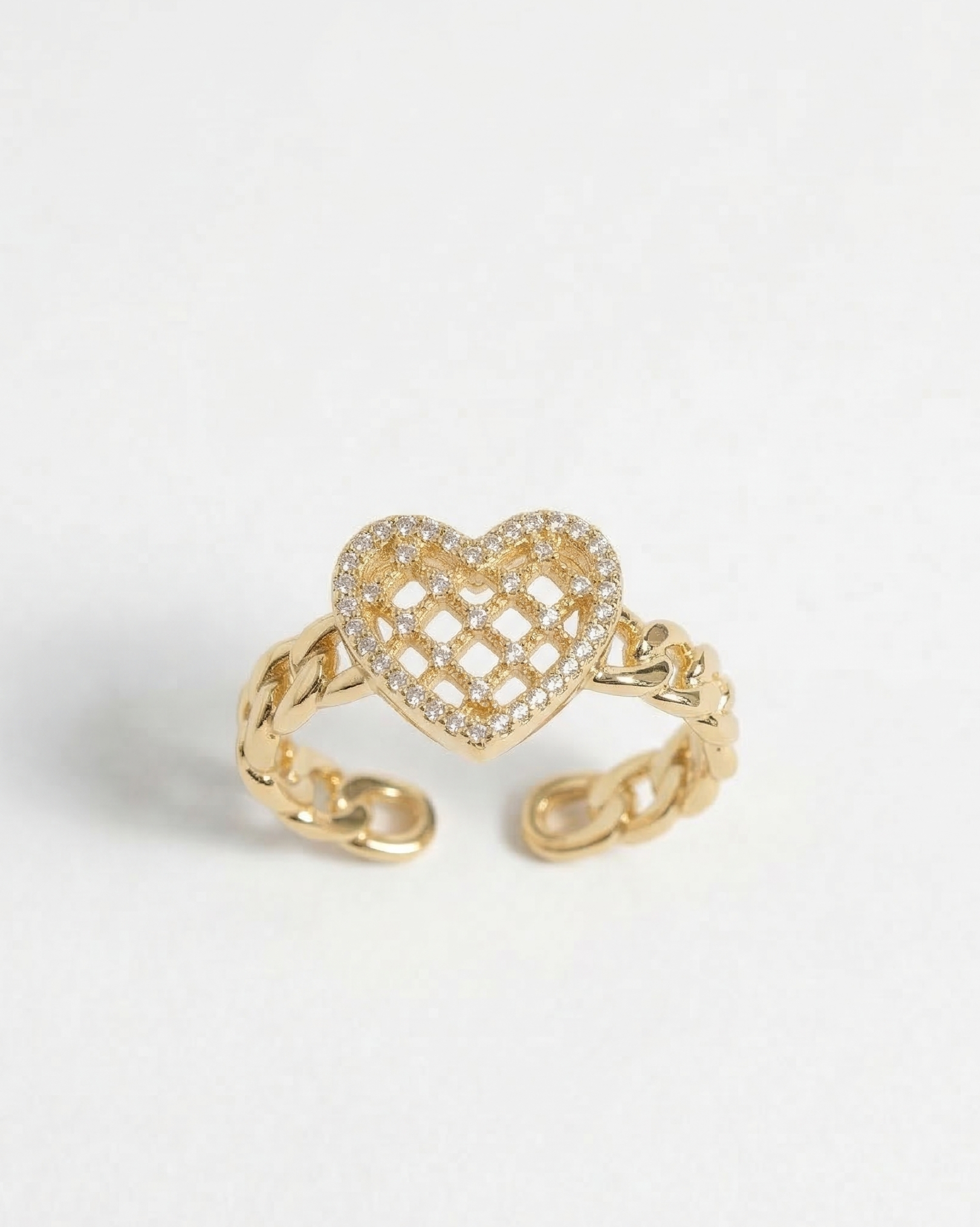 Lattice Heart Ring