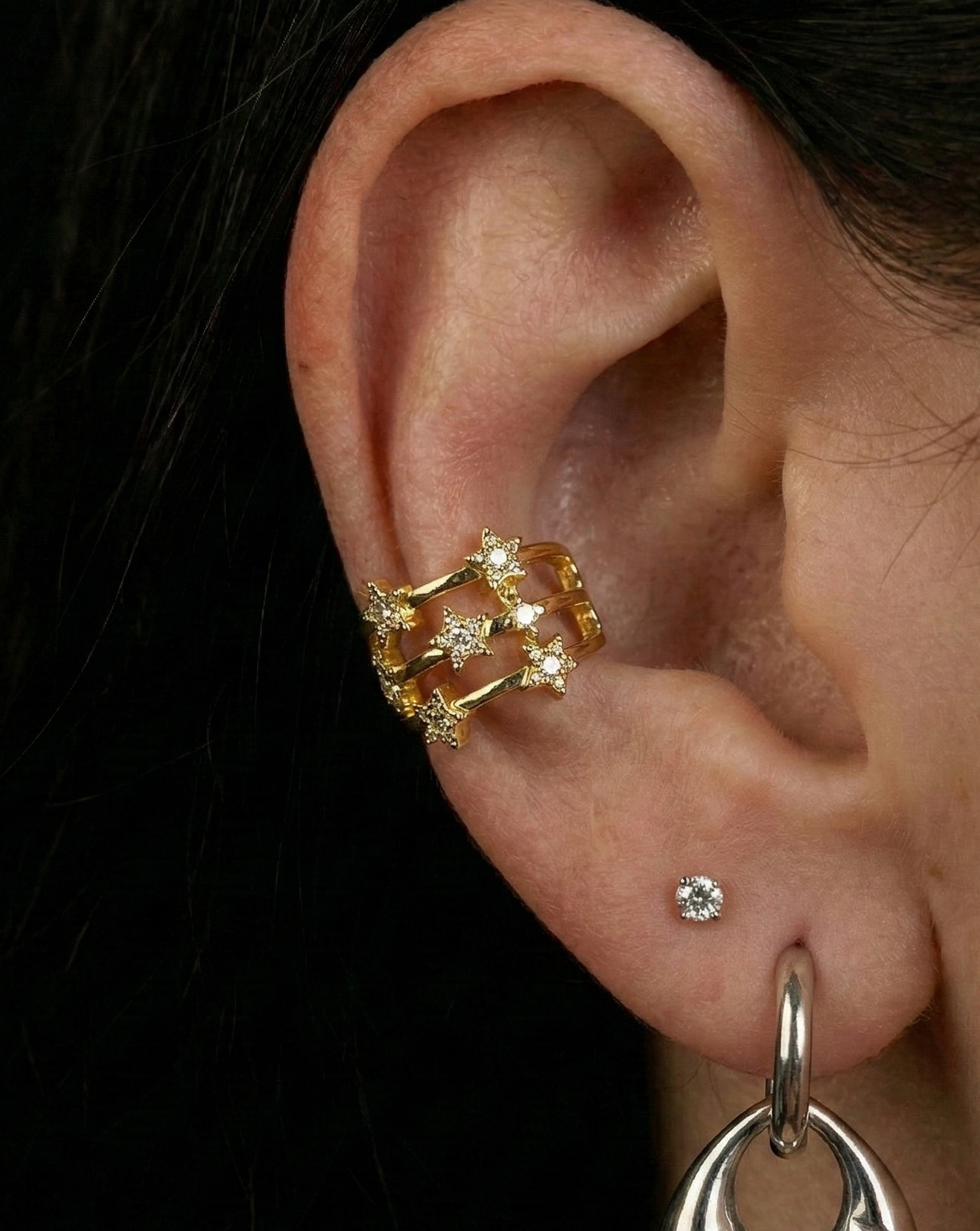 The Starry Ear Cuff