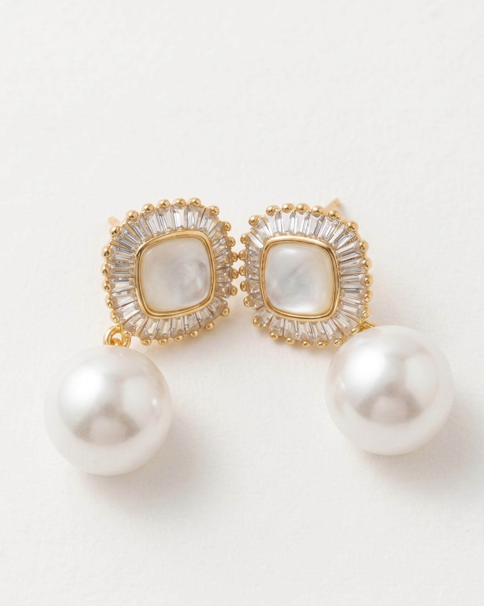 Celestia Pearl Drop Earrings