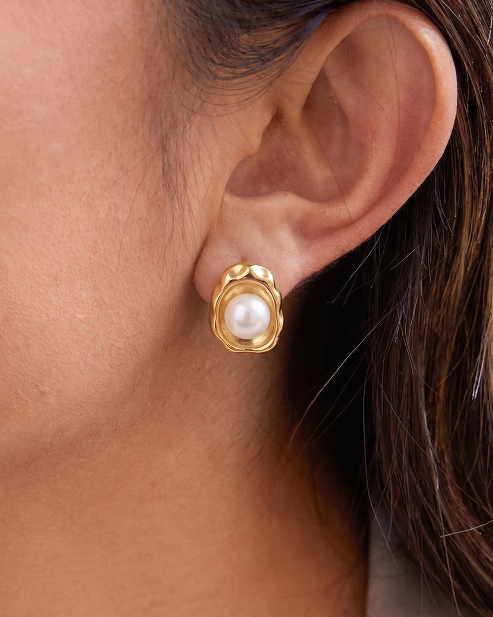 Molten Pearl Studs