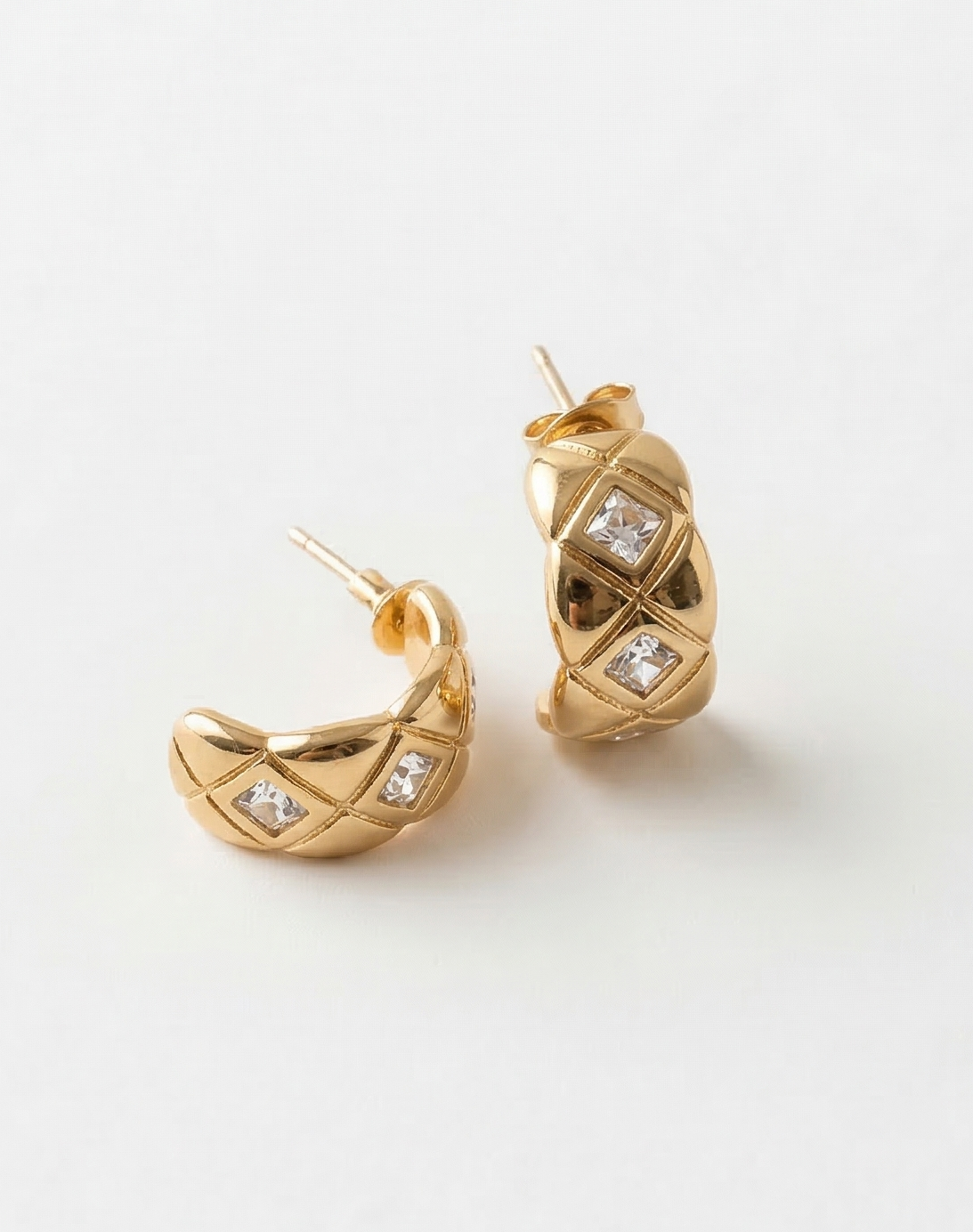 Monaco Quilted Hoops