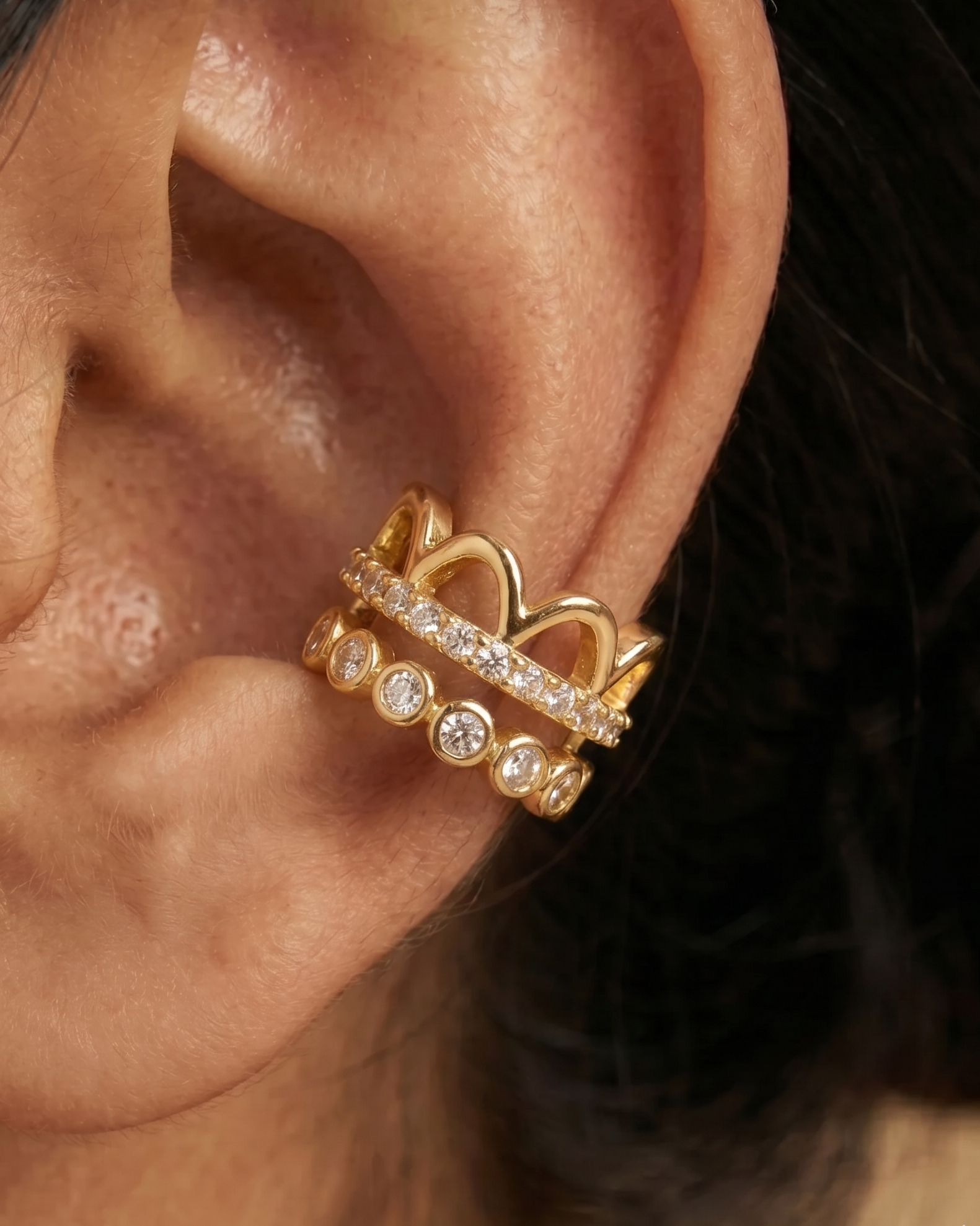 Célira Pavé Ear Cuff