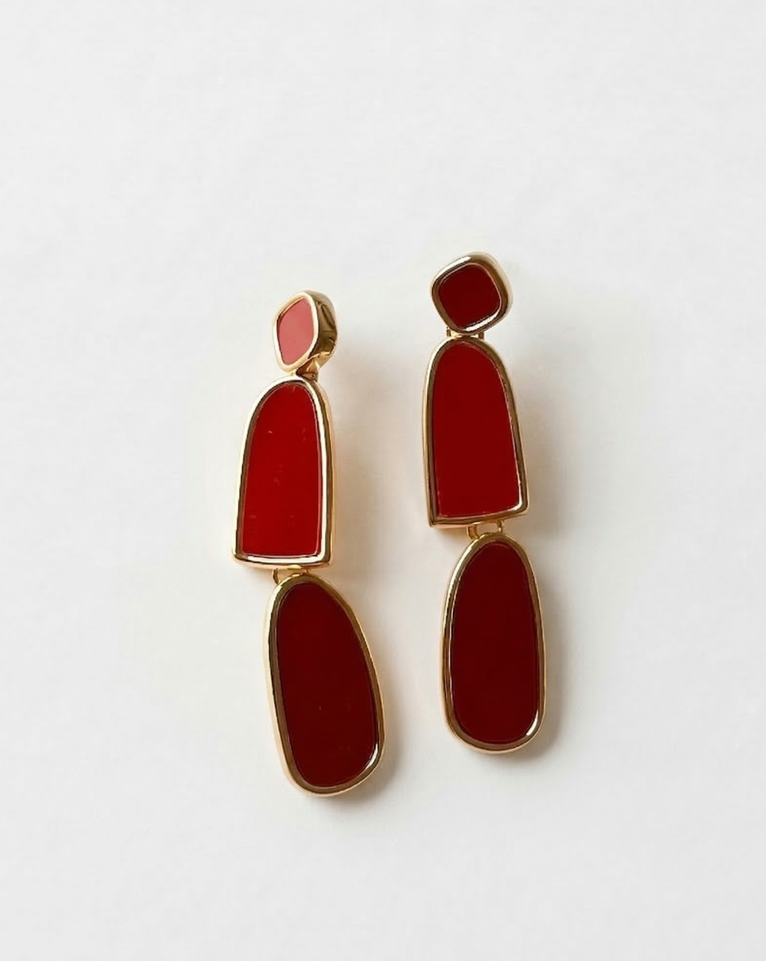 Vermilion Drop Earrings