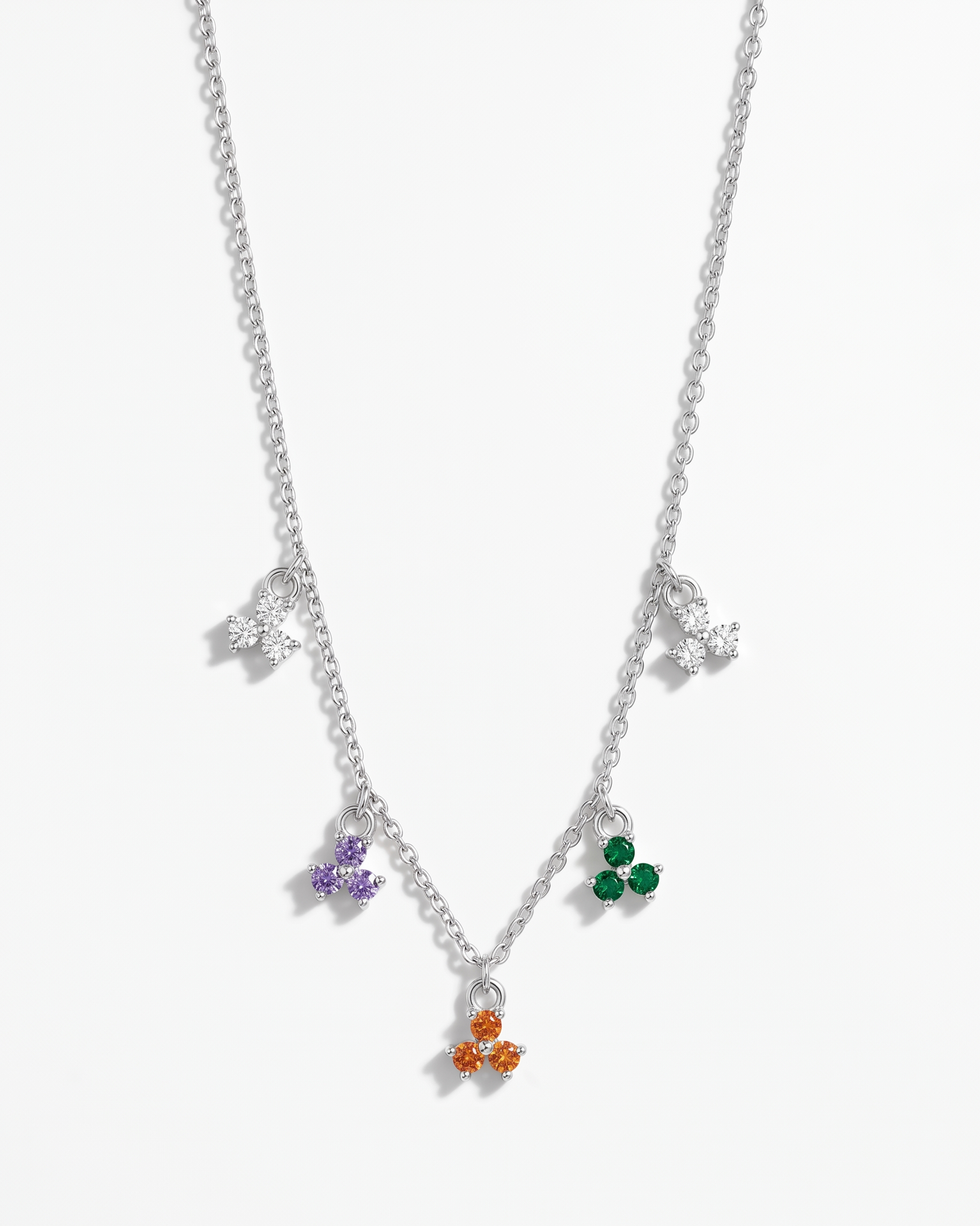 Aura Clover Necklace