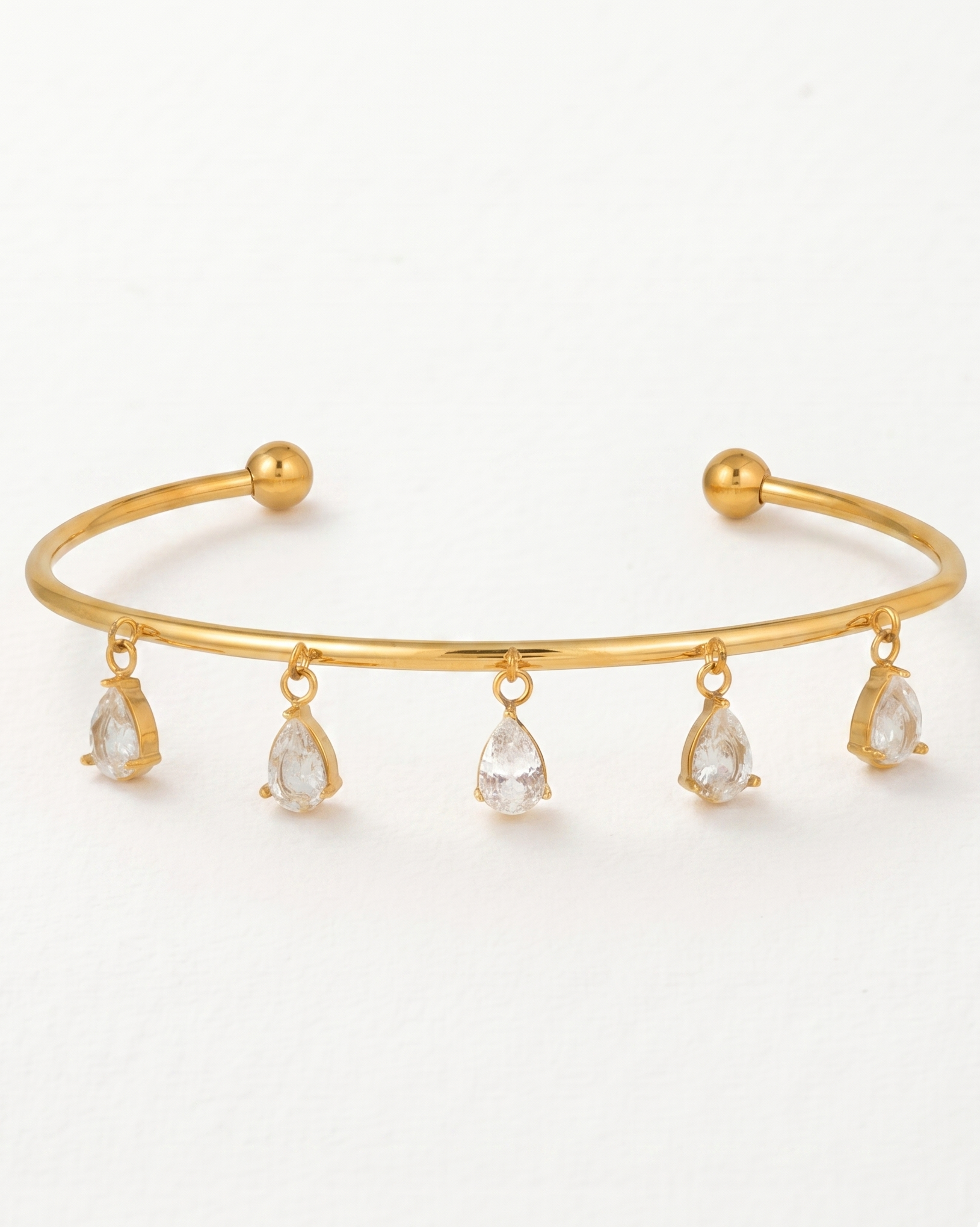 Starlit Drop Cuff Bangle