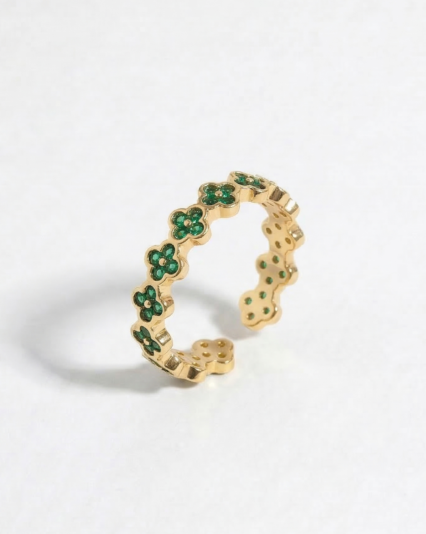 Emerald Bloom Ring