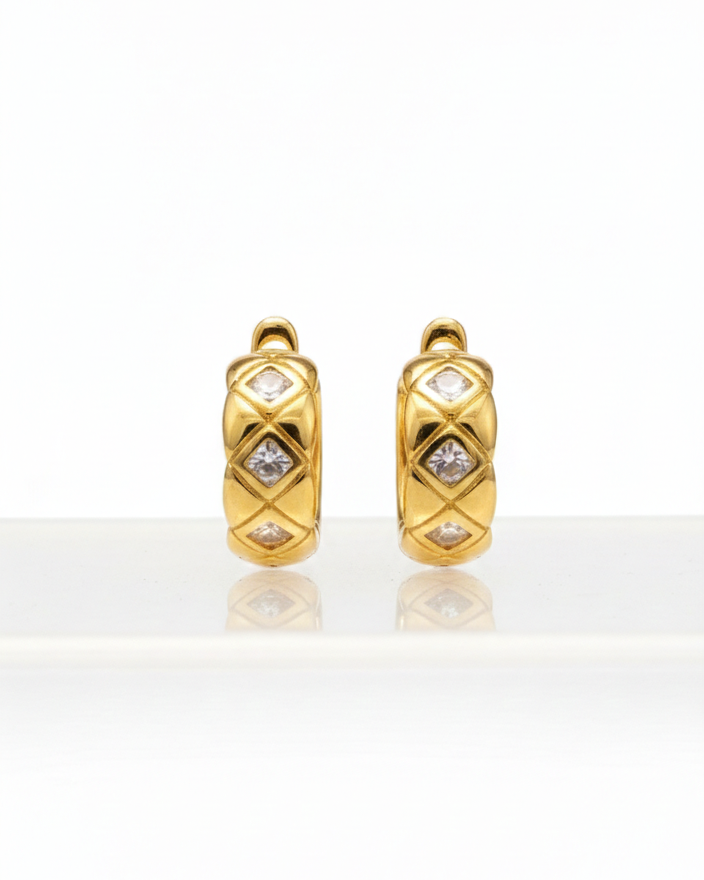 Monaco Quilted Hoops