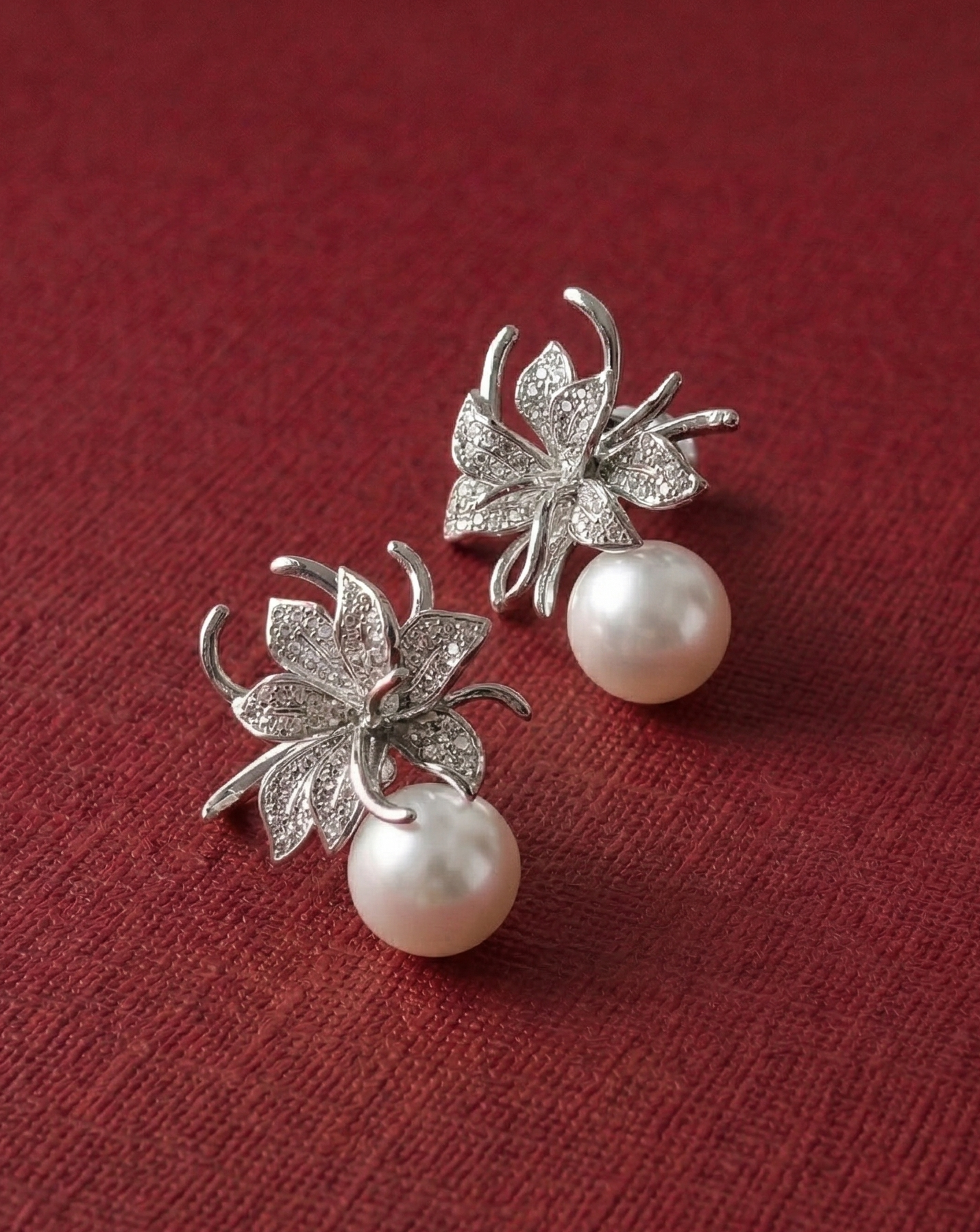 Blossom Pearl Drop Earrings